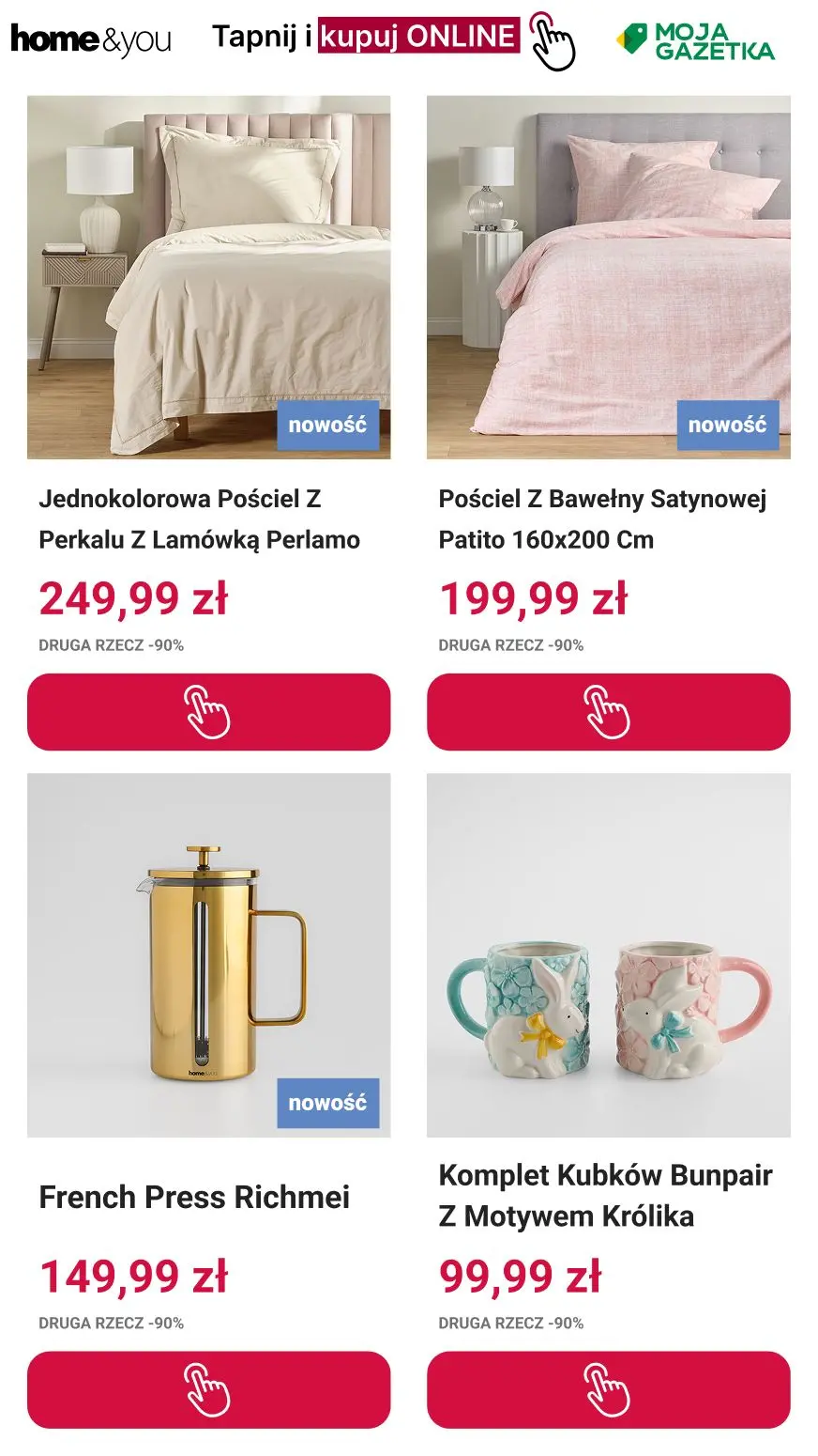 gazetka promocyjna home&you Druga rzecz -90% - Strona 6