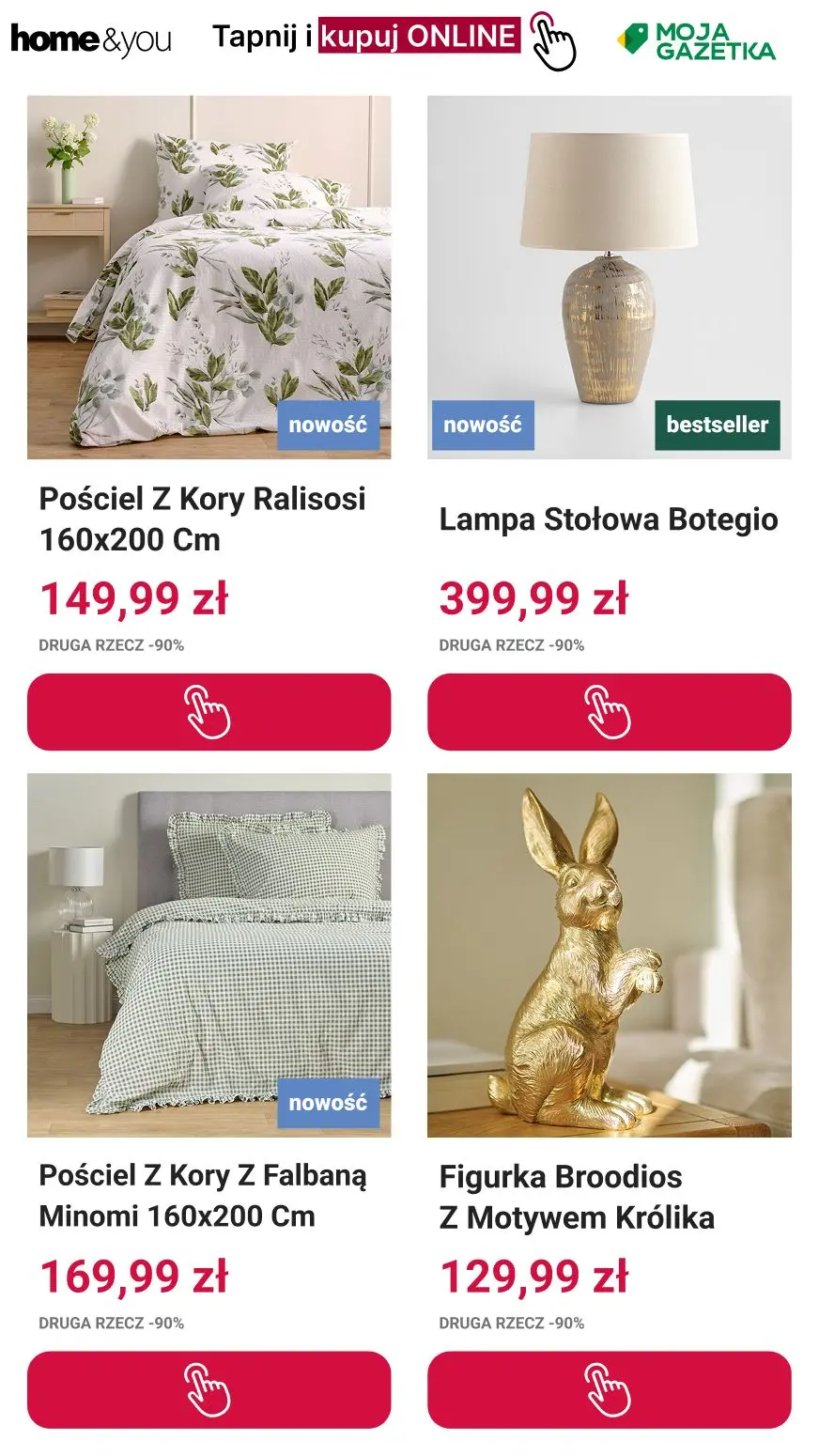 gazetka promocyjna home&you Druga rzecz -90% - Strona 9