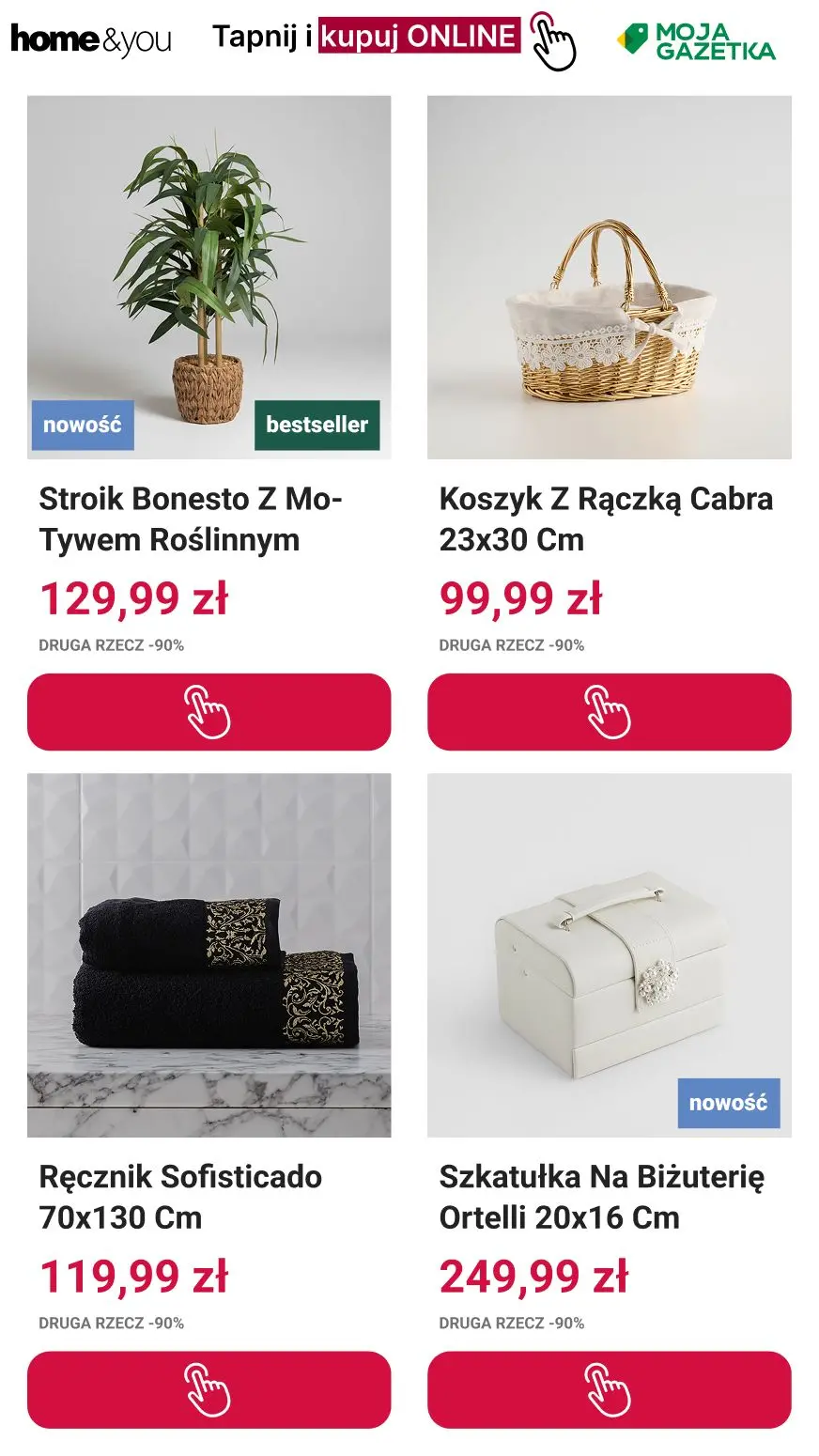 gazetka promocyjna home&you Druga rzecz -90% - Strona 10