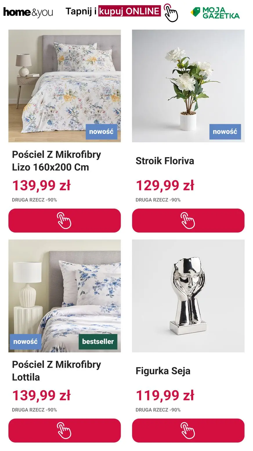 gazetka promocyjna home&you Druga rzecz -90% - Strona 12