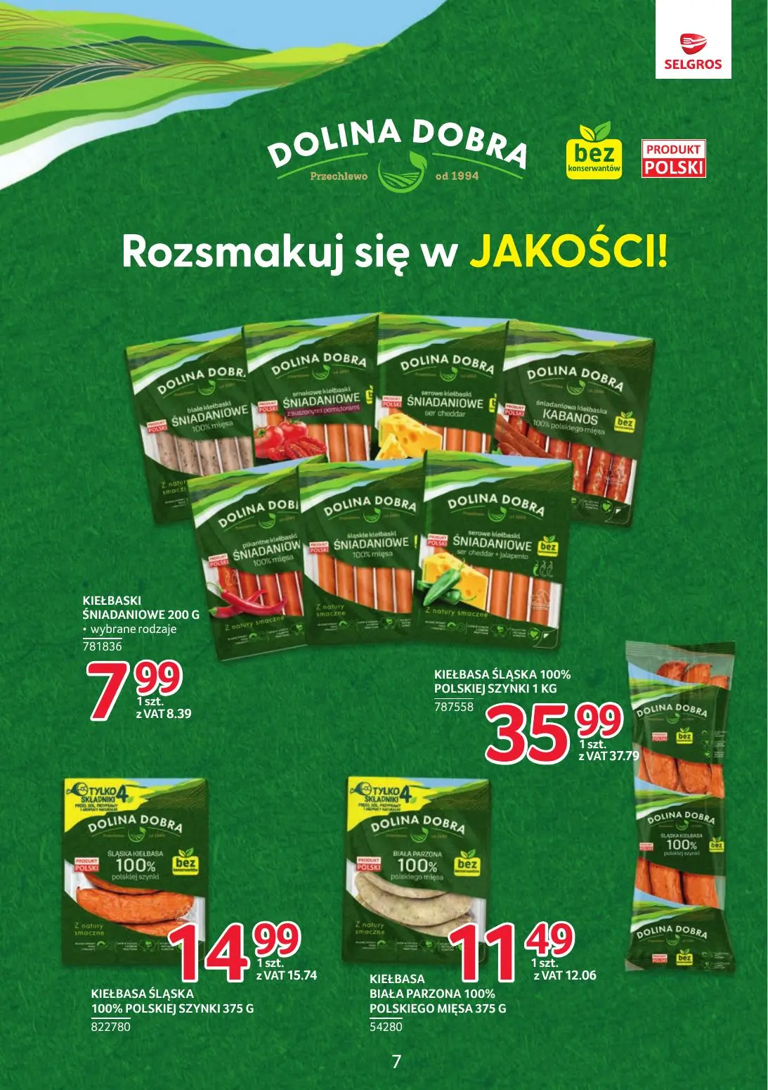 gazetka promocyjna SELGROS Markowe Produkty - Strona 7
