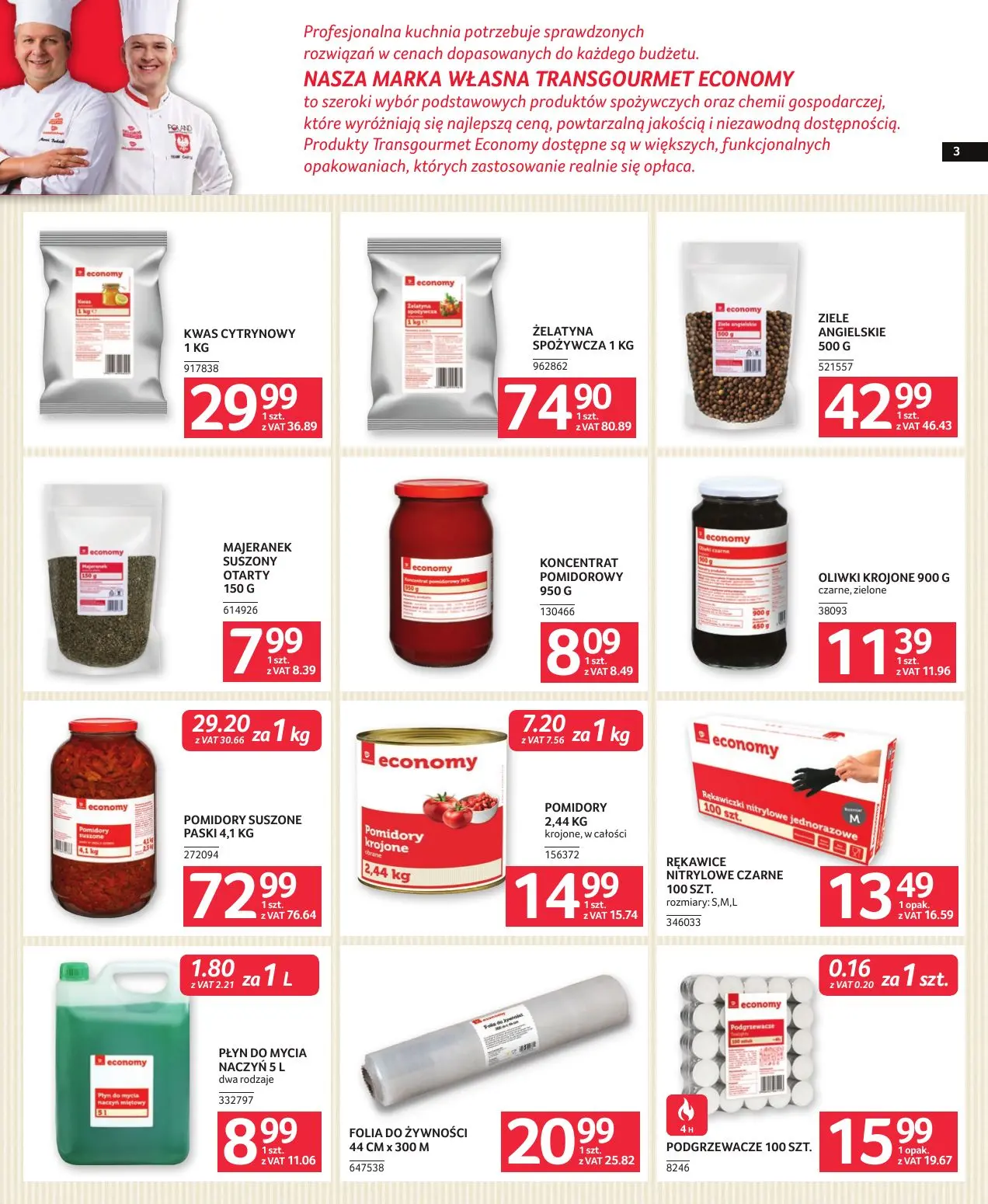 gazetka promocyjna SELGROS Oferta dla gastronomii
 - Strona 3