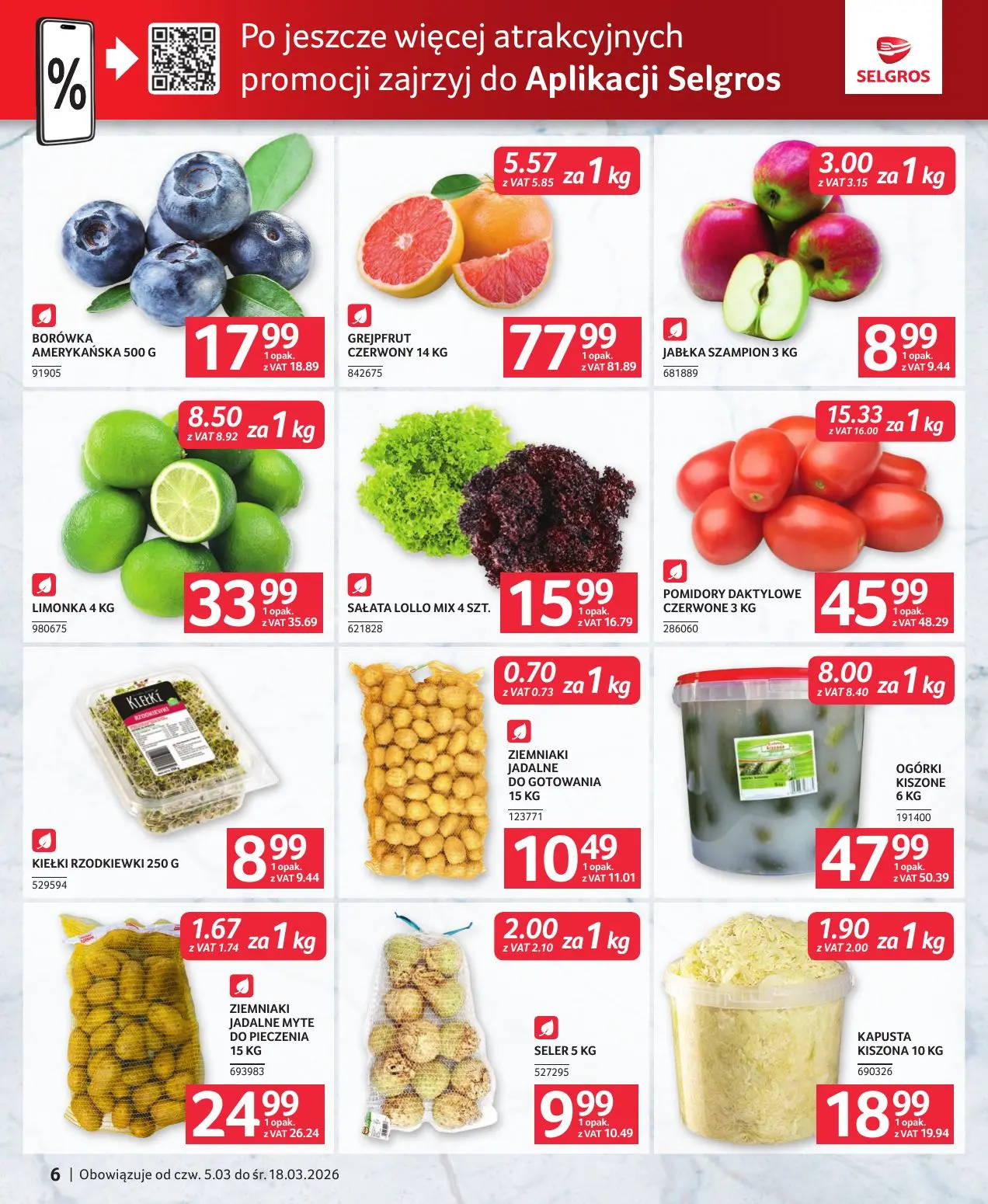 gazetka promocyjna SELGROS Oferta dla gastronomii
 - Strona 6