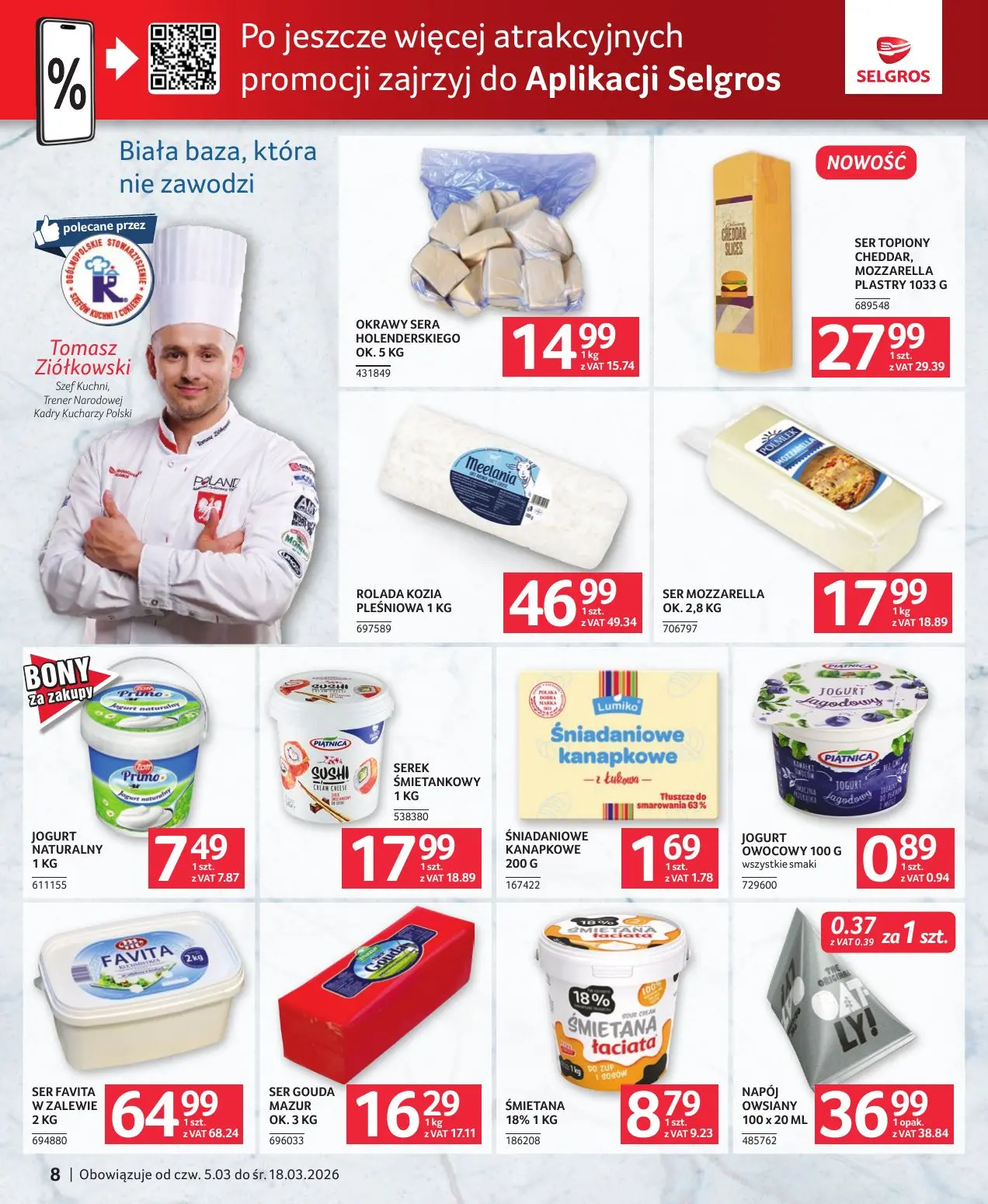 gazetka promocyjna SELGROS Oferta dla gastronomii
 - Strona 8