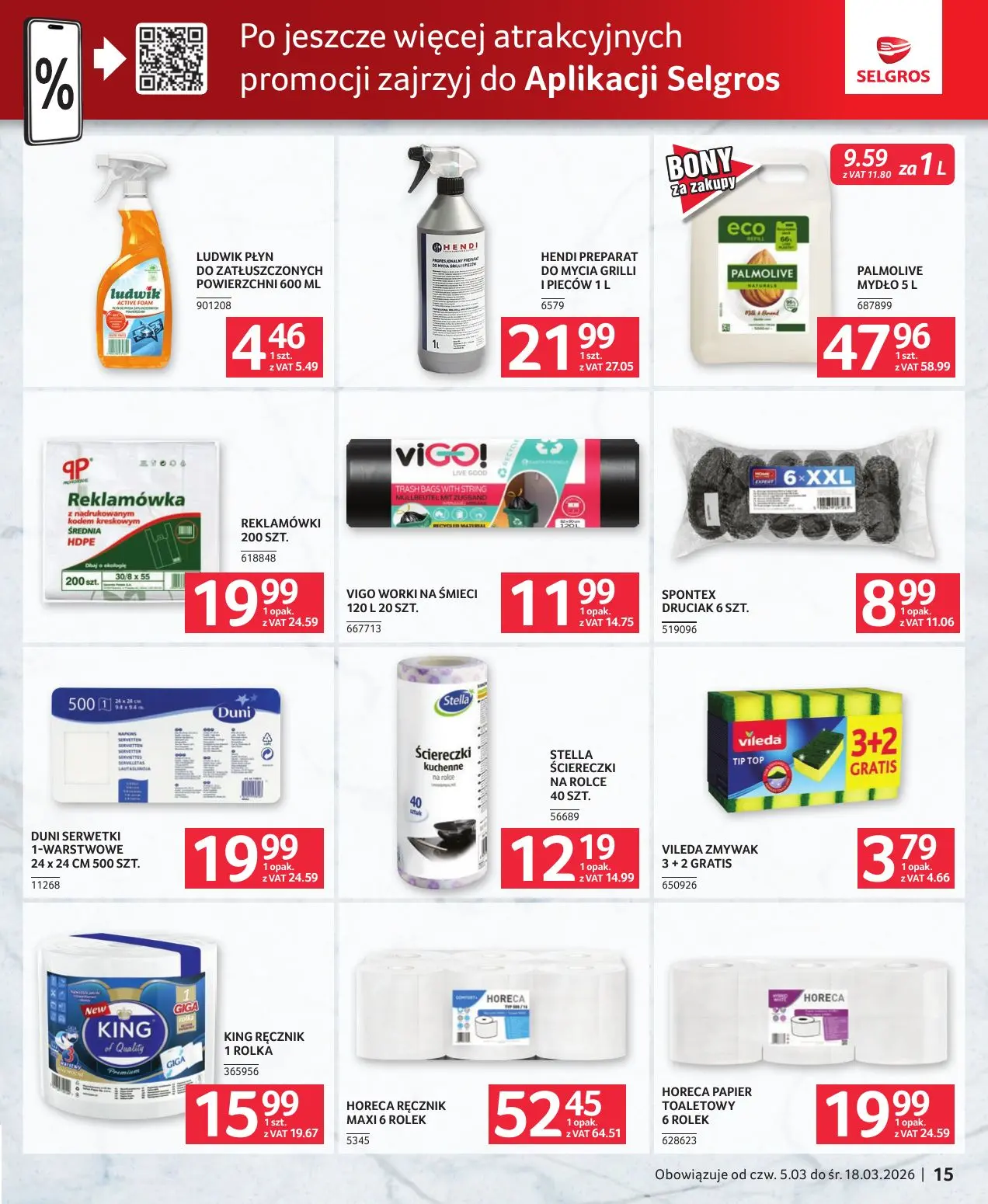 gazetka promocyjna SELGROS Oferta dla gastronomii
 - Strona 15