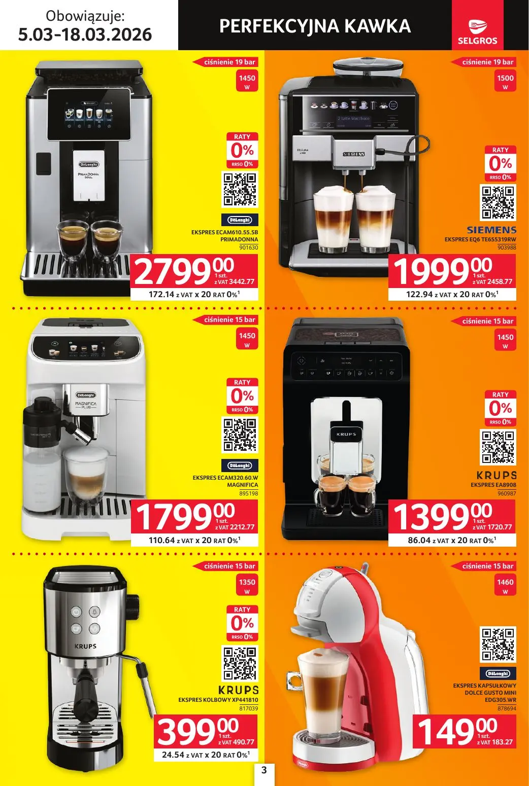 gazetka promocyjna SELGROS Katalog Elektro AGD - Strona 3