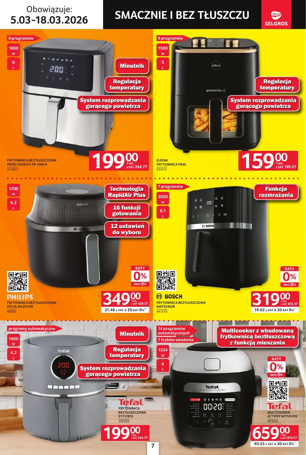 gazetka promocyjna SELGROS Katalog Elektro AGD - Strona 7