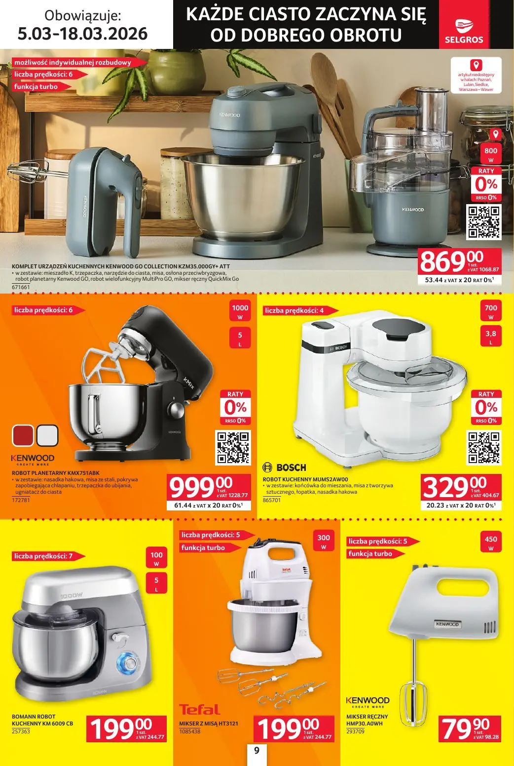 gazetka promocyjna SELGROS Katalog Elektro AGD - Strona 9