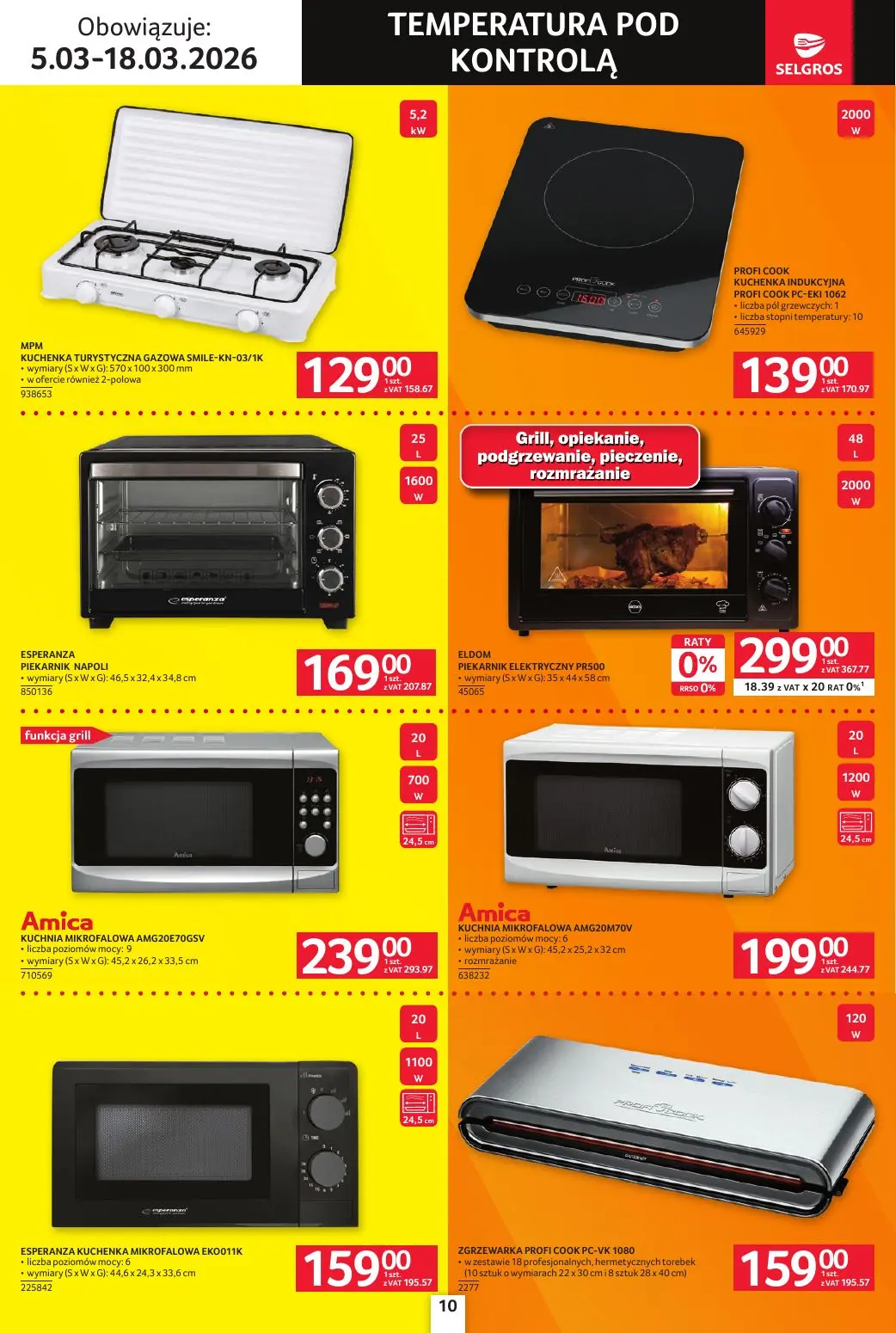 gazetka promocyjna SELGROS Katalog Elektro AGD - Strona 10