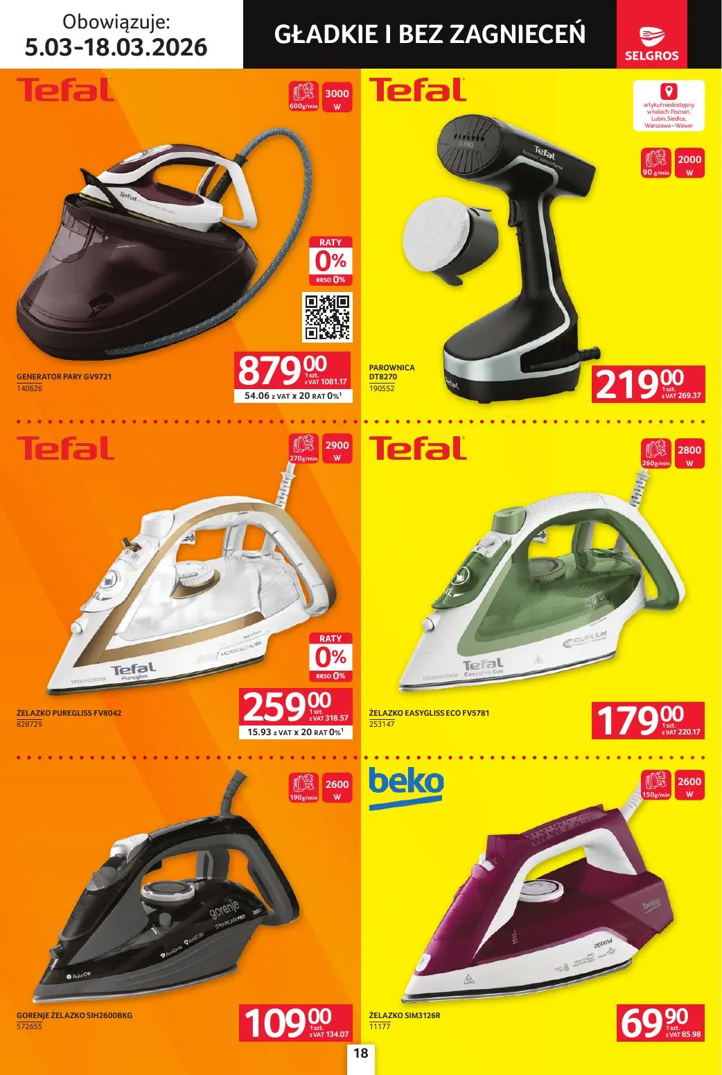gazetka promocyjna SELGROS Katalog Elektro AGD - Strona 18
