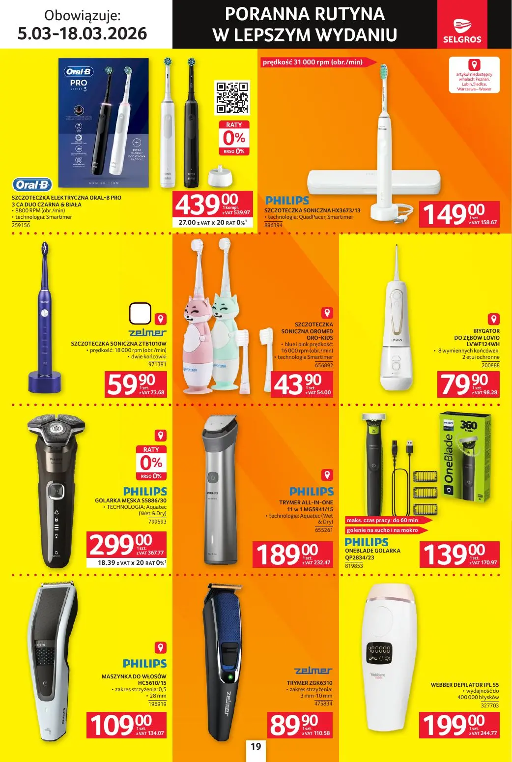 gazetka promocyjna SELGROS Katalog Elektro AGD - Strona 19