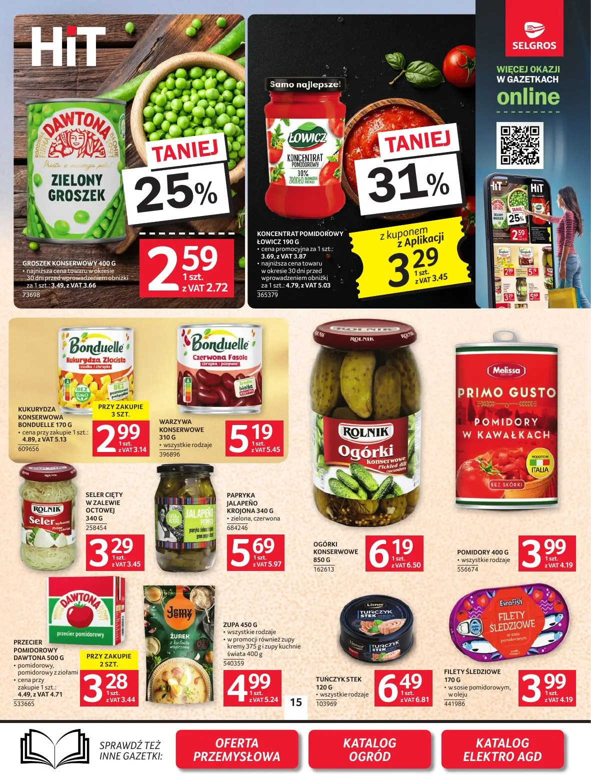 gazetka promocyjna SELGROS Oferta Spożywcza - Strona 15