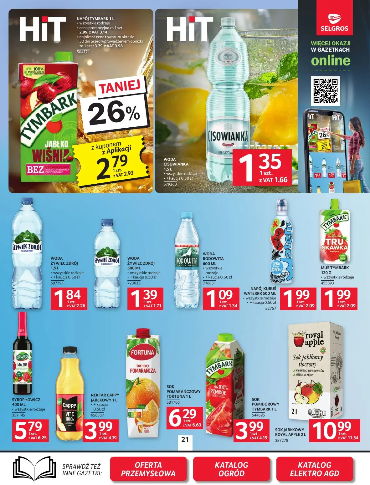 gazetka promocyjna SELGROS Oferta Spożywcza - Strona 21