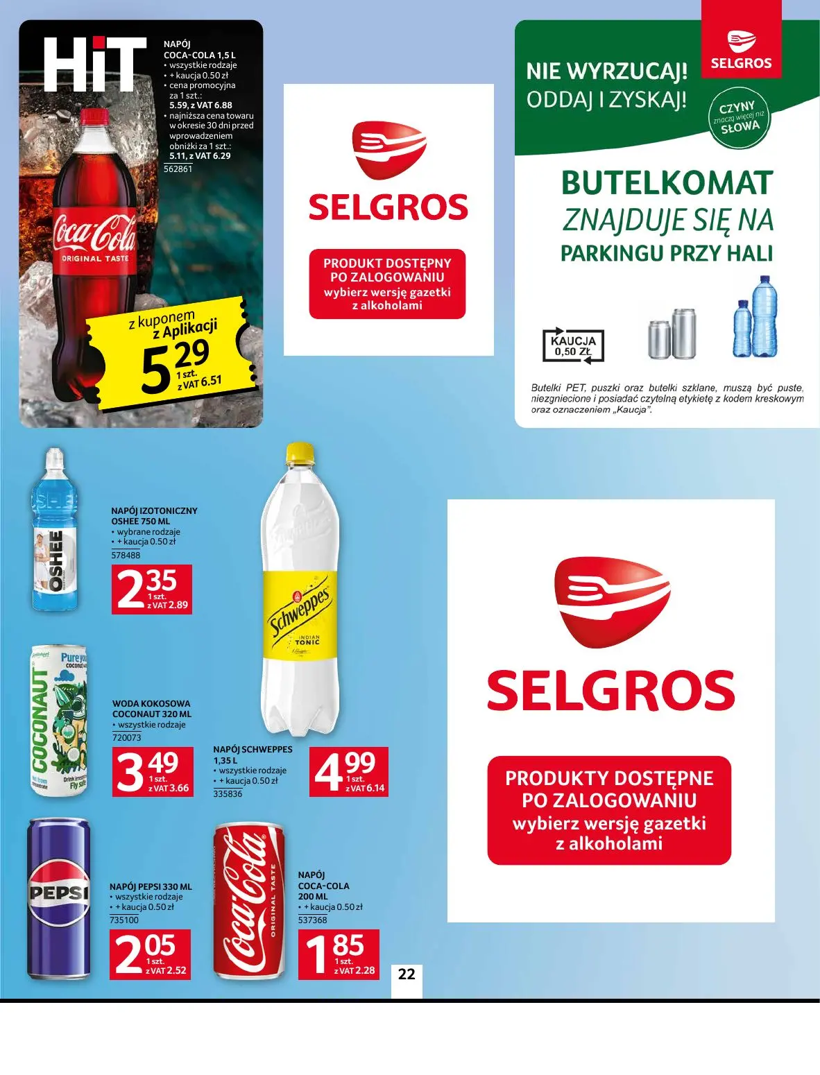 gazetka promocyjna SELGROS Oferta Spożywcza - Strona 22