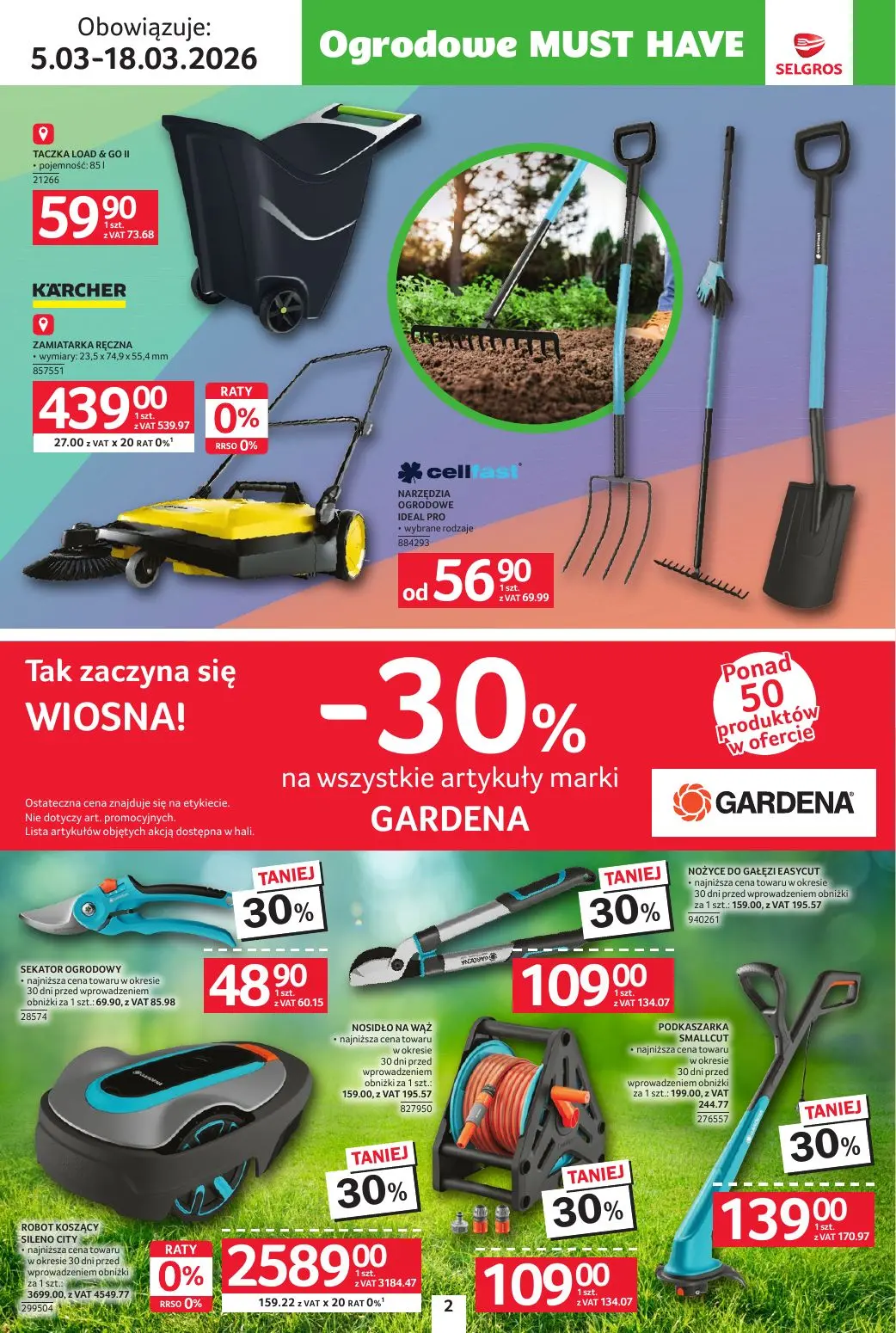 gazetka promocyjna SELGROS Katalog Ogród - Strona 2
