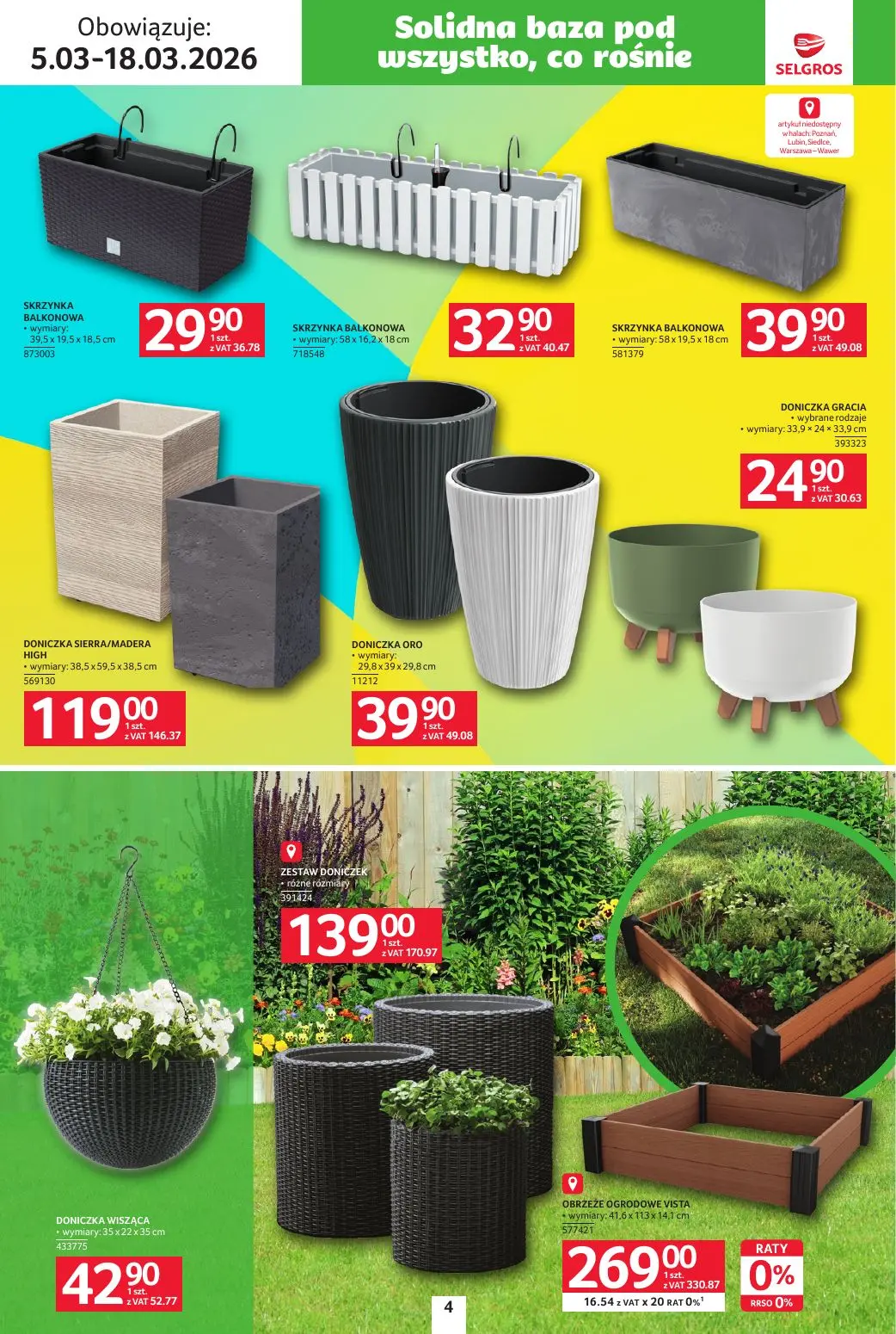 gazetka promocyjna SELGROS Katalog Ogród - Strona 4