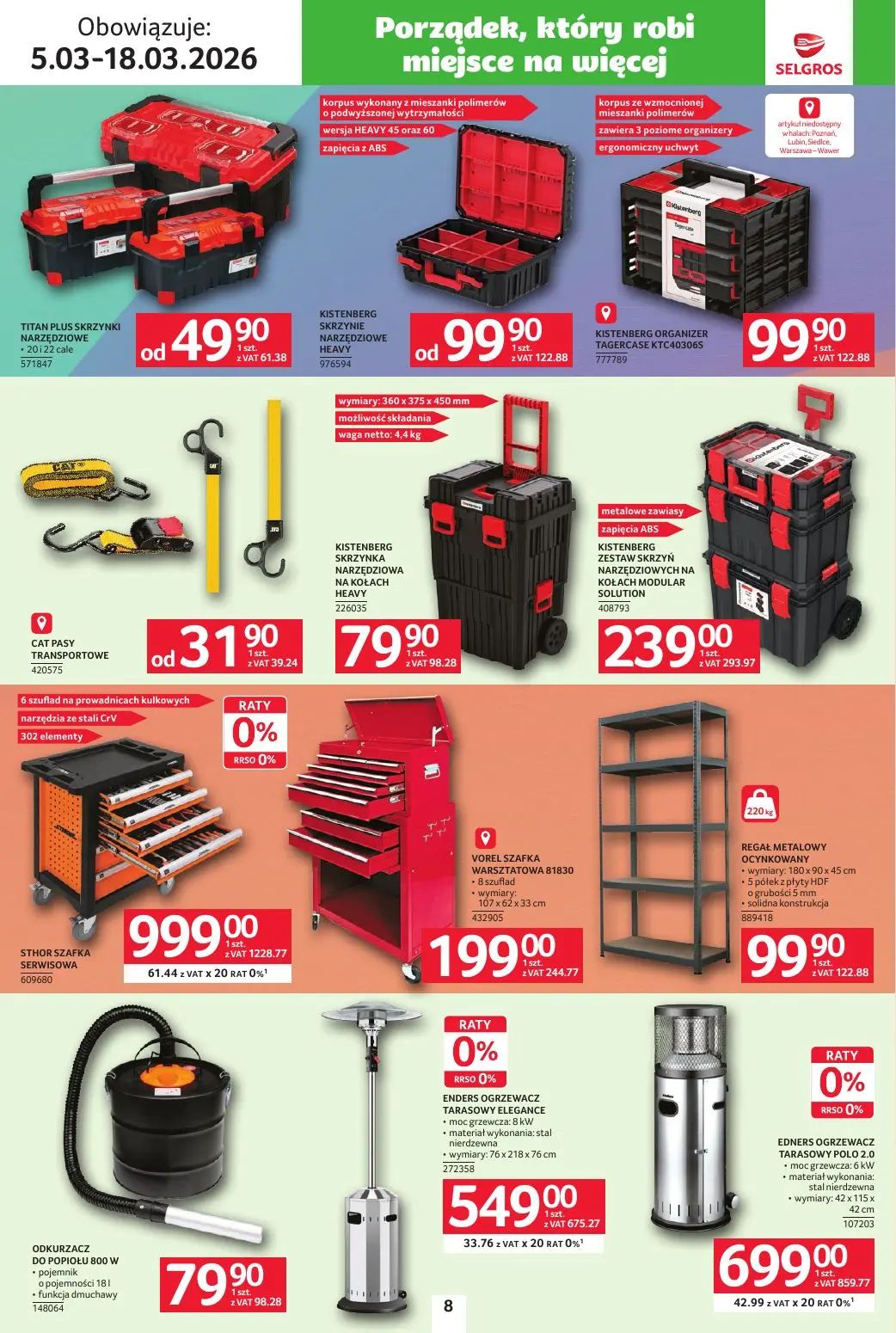 gazetka promocyjna SELGROS Katalog Ogród - Strona 8