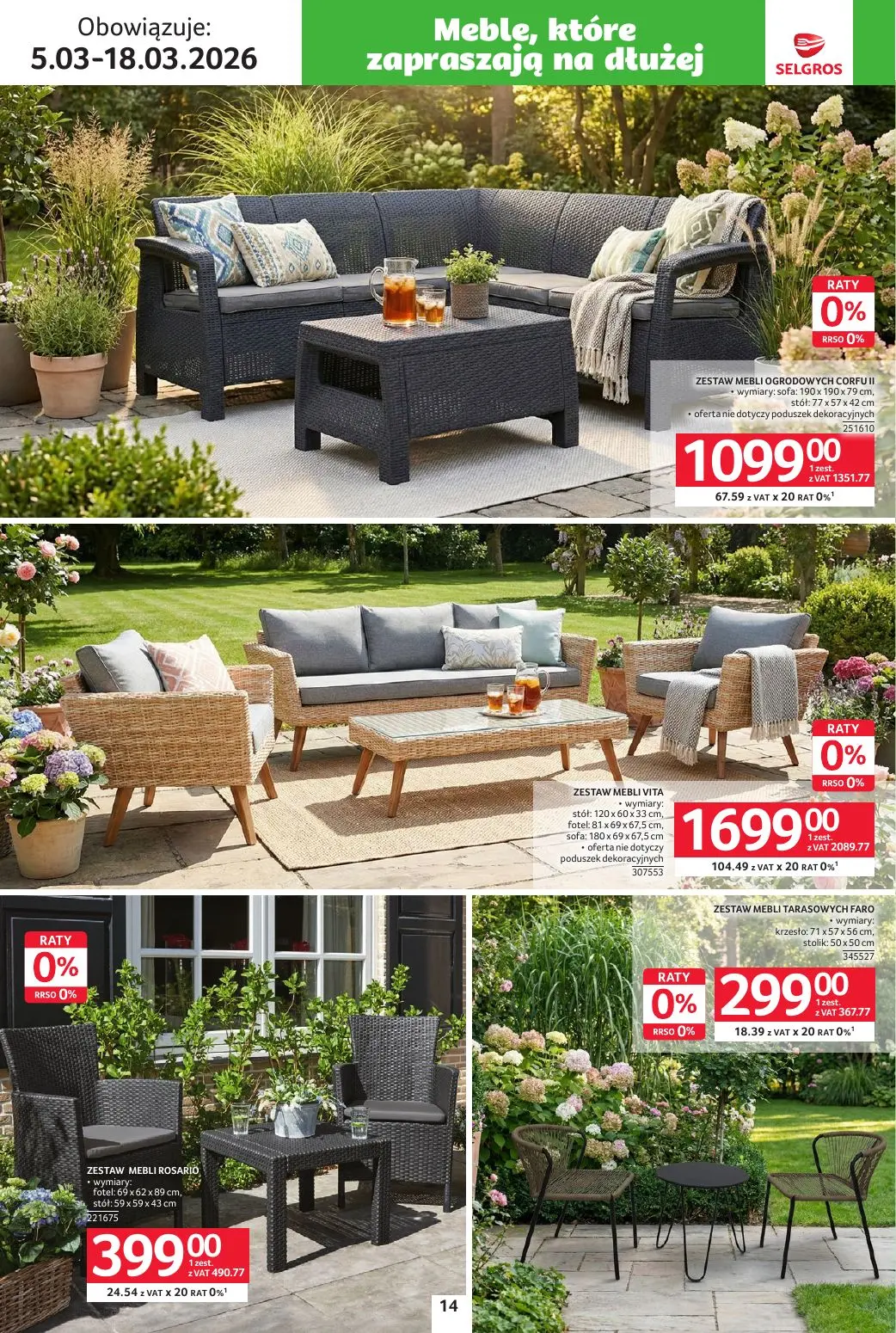 gazetka promocyjna SELGROS Katalog Ogród - Strona 14