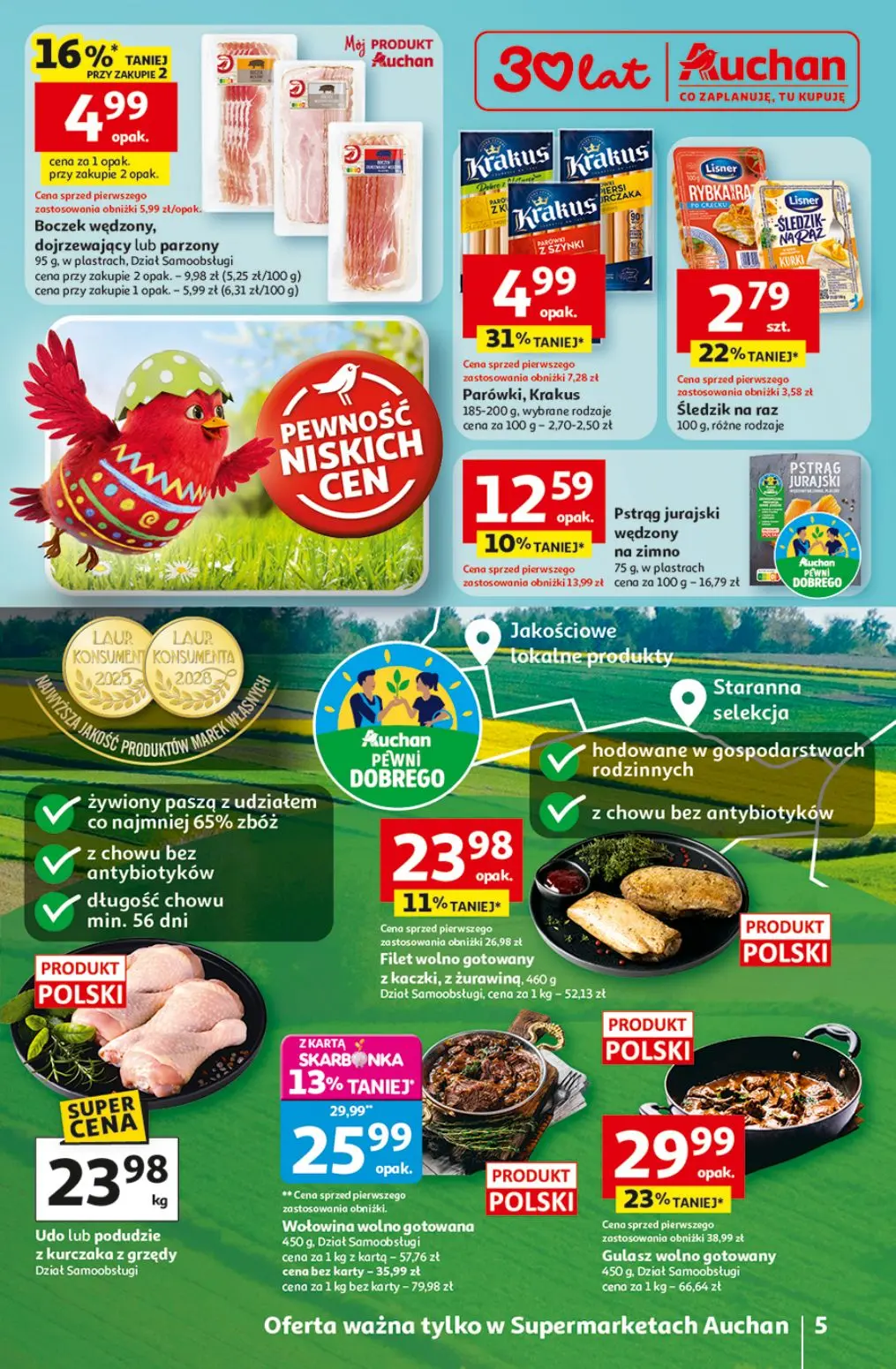 gazetka promocyjna Auchan Supermarket Ceny jak malowane - Strona 5