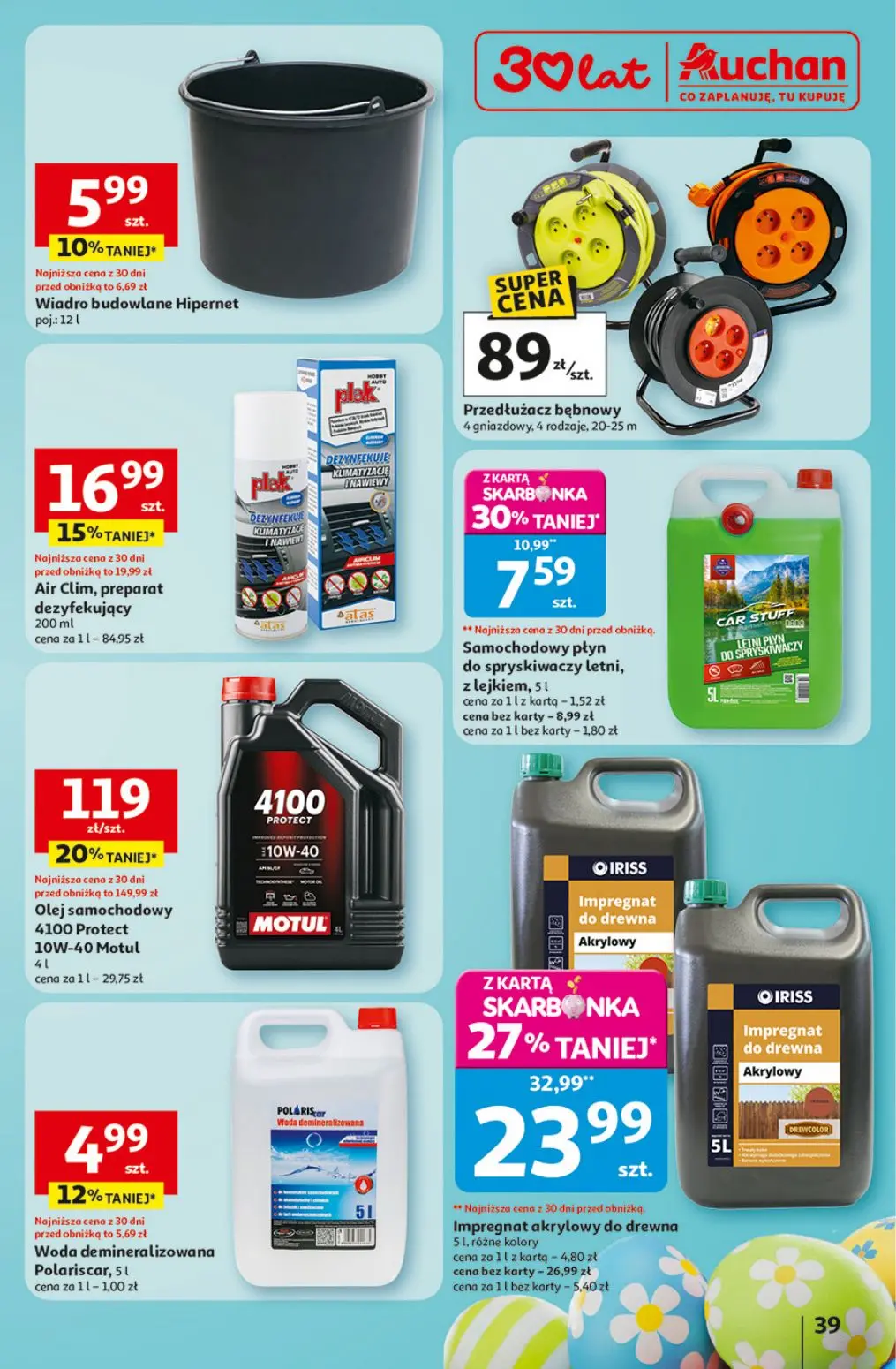 gazetka promocyjna Auchan Ceny jak malowane - Strona 39