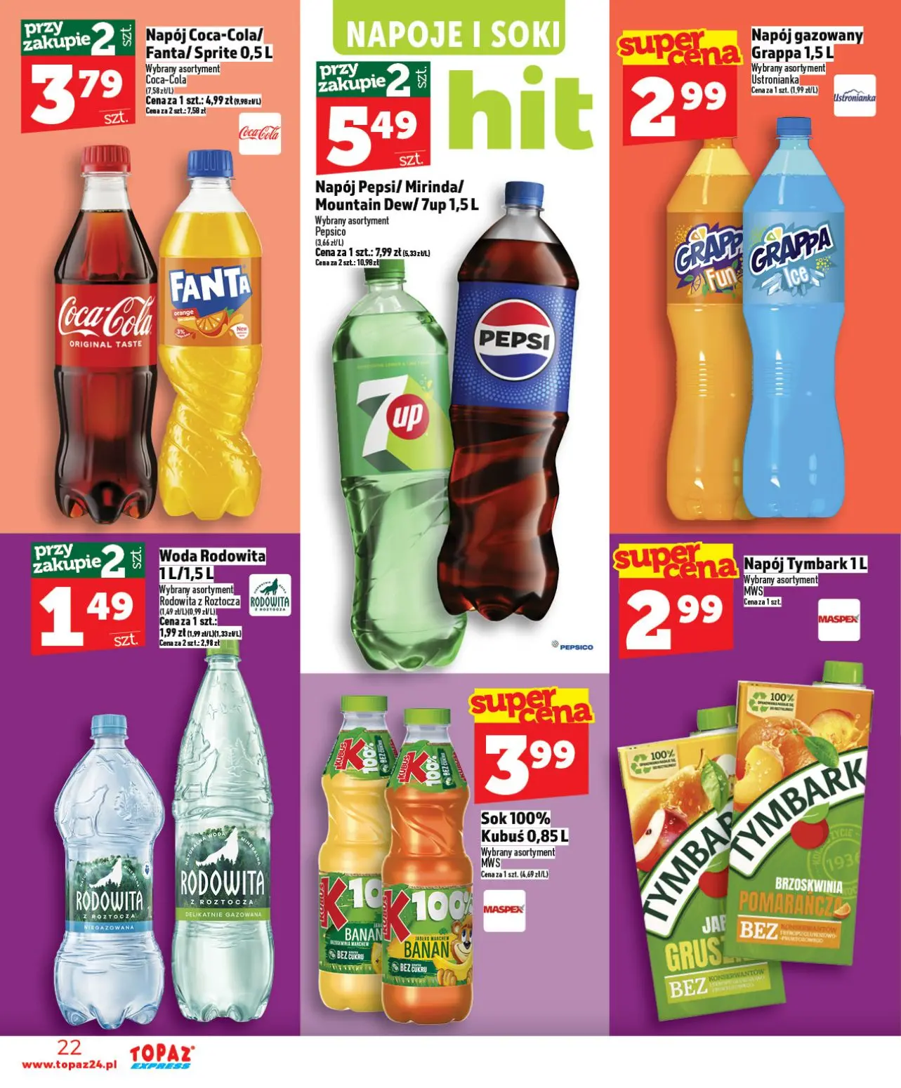 gazetka promocyjna Topaz Express - Strona 22