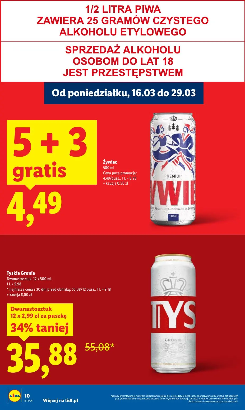 gazetka promocyjna LIDL Od poniedziałku  - Strona 10