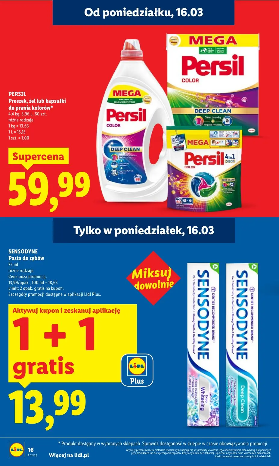 gazetka promocyjna LIDL Od poniedziałku  - Strona 16