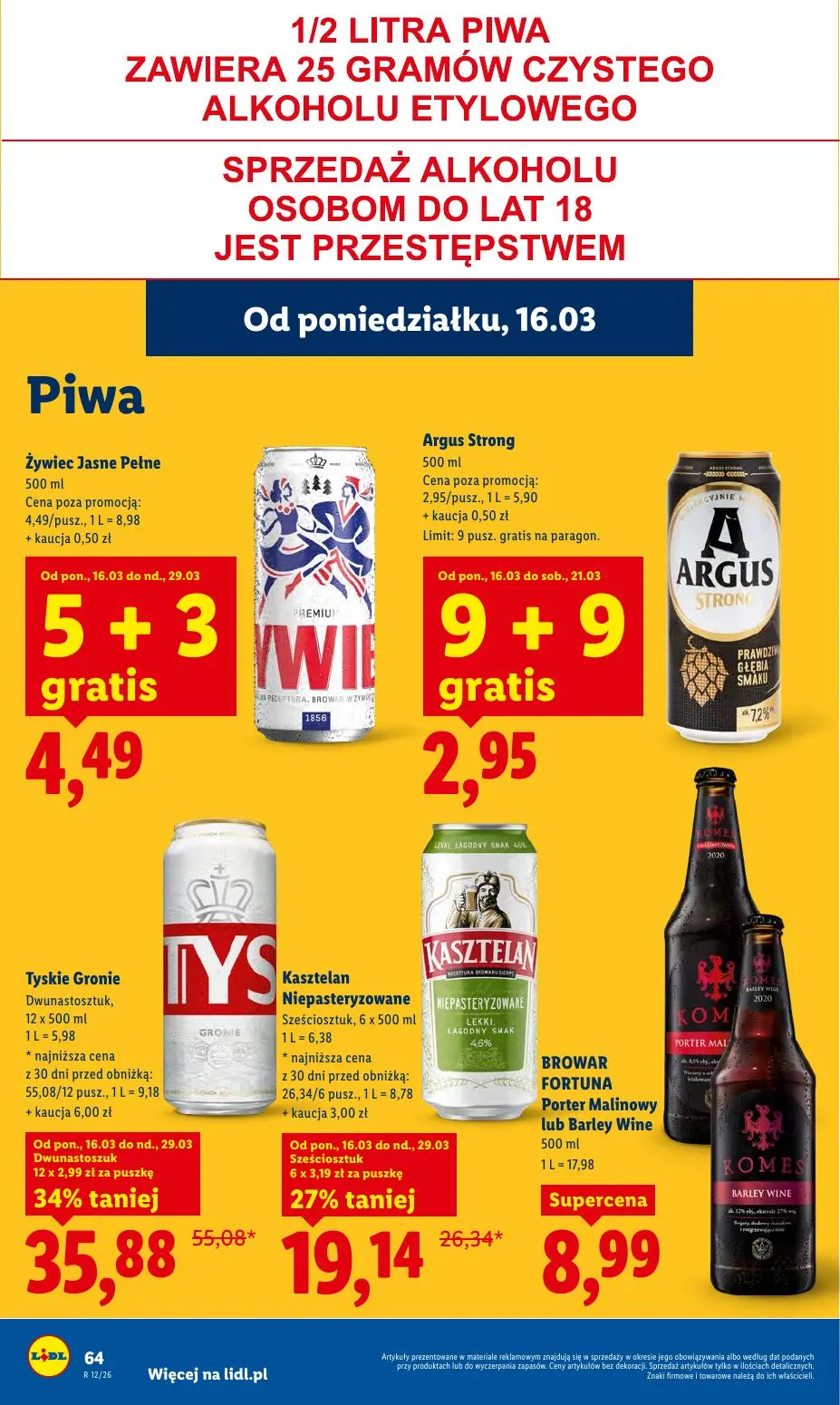 gazetka promocyjna LIDL Od poniedziałku  - Strona 66