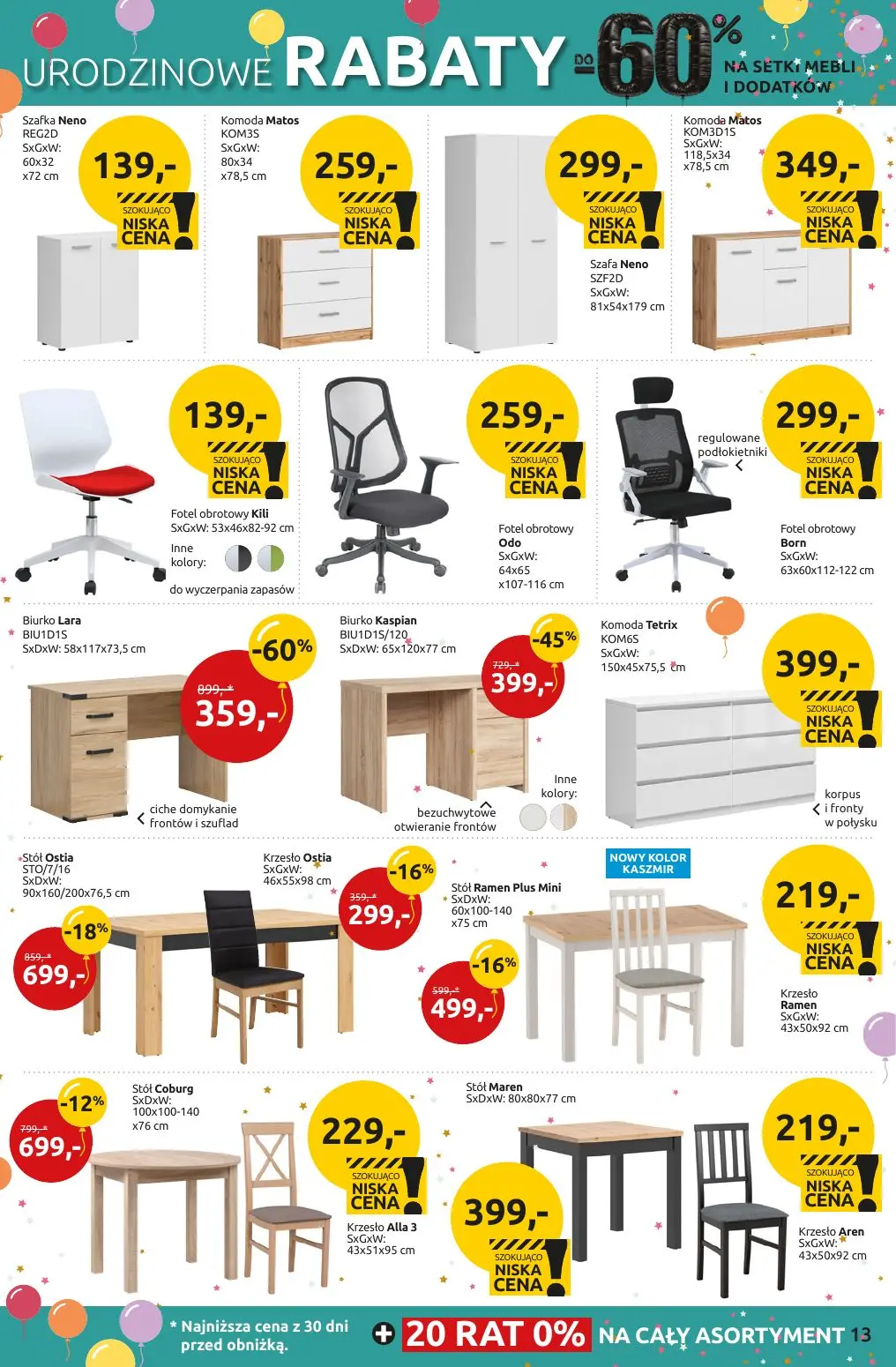 gazetka promocyjna Black Red White Urodzinowe rabaty - Strona 13