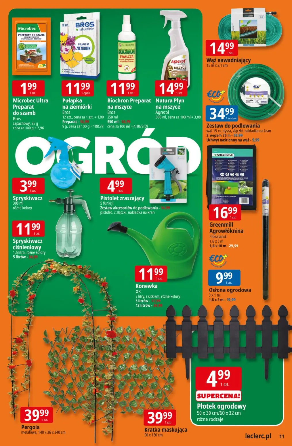 gazetka promocyjna E.Leclerc Katalog Ogród - Strona 11