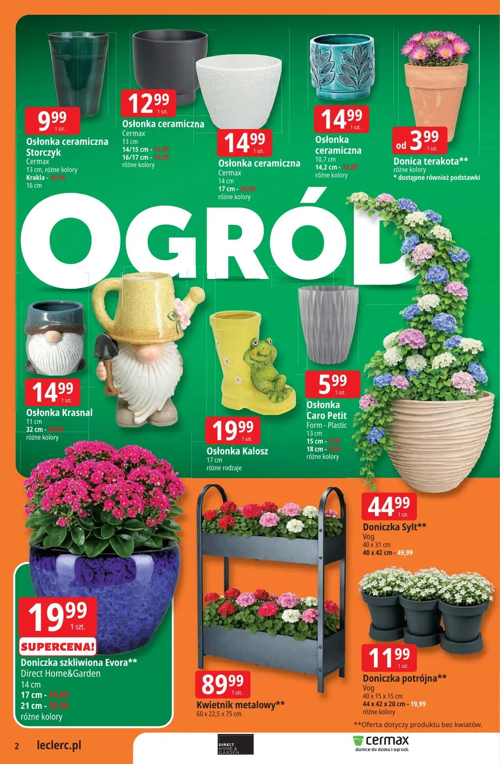 gazetka promocyjna E.Leclerc Katalog Ogród - oferta rozszerzona - Strona 2