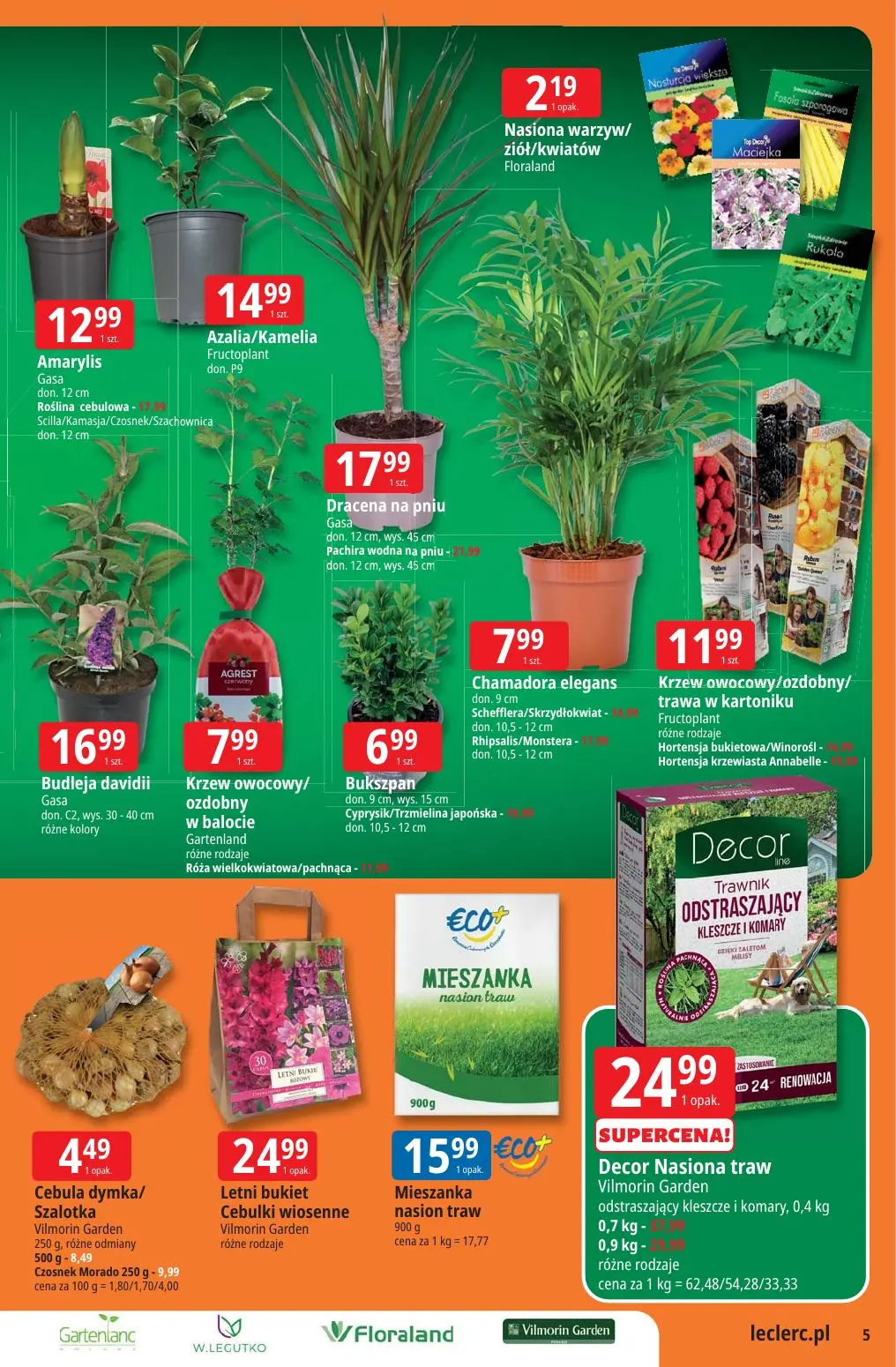 gazetka promocyjna E.Leclerc Katalog Ogród - oferta rozszerzona - Strona 5