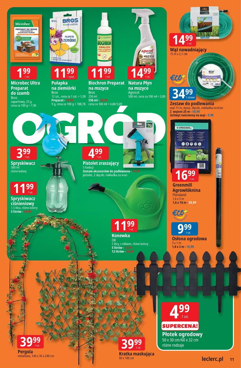 gazetka promocyjna E.Leclerc Katalog Ogród - oferta rozszerzona - Strona 11