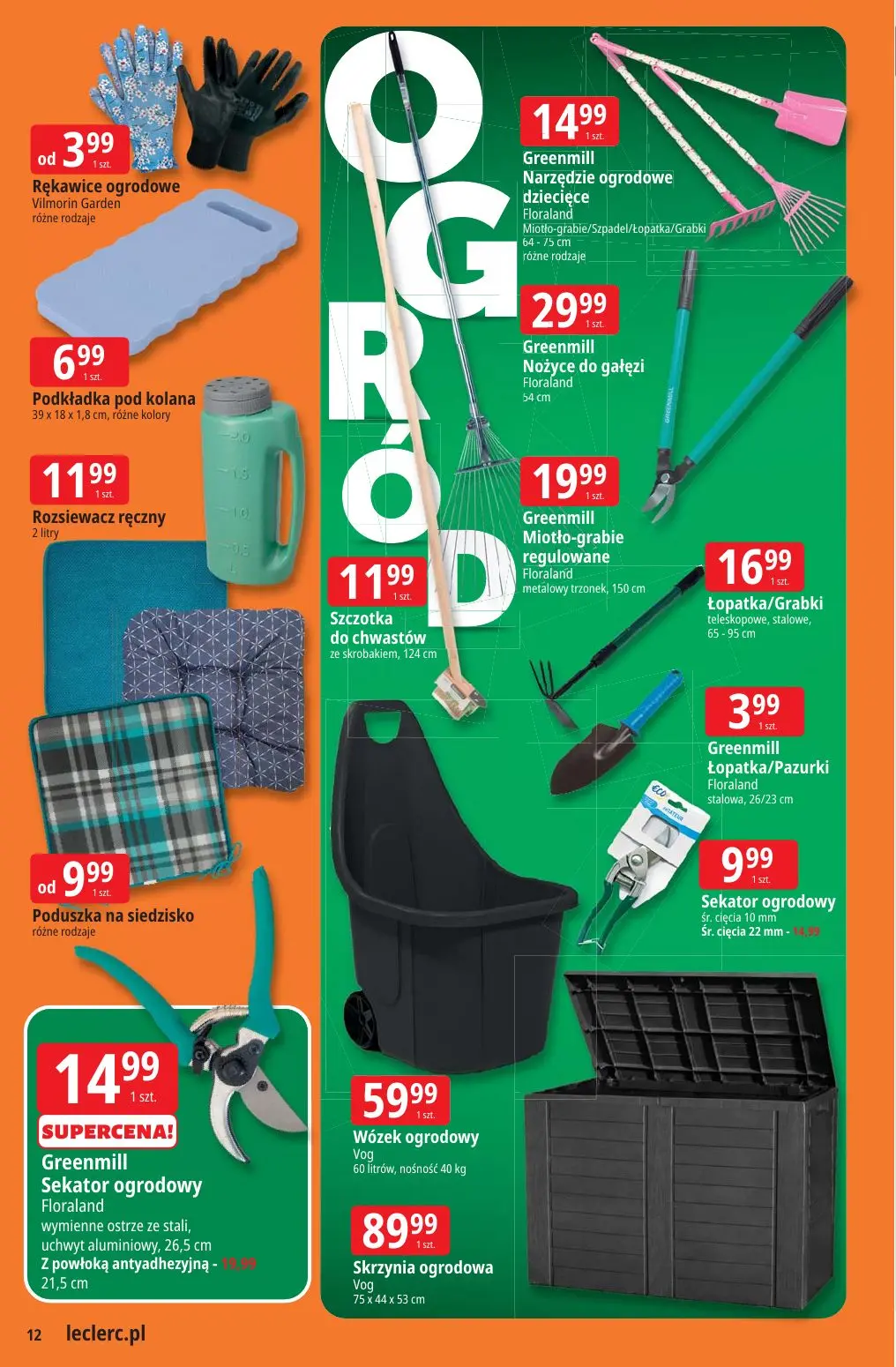 gazetka promocyjna E.Leclerc Katalog Ogród - oferta rozszerzona - Strona 12