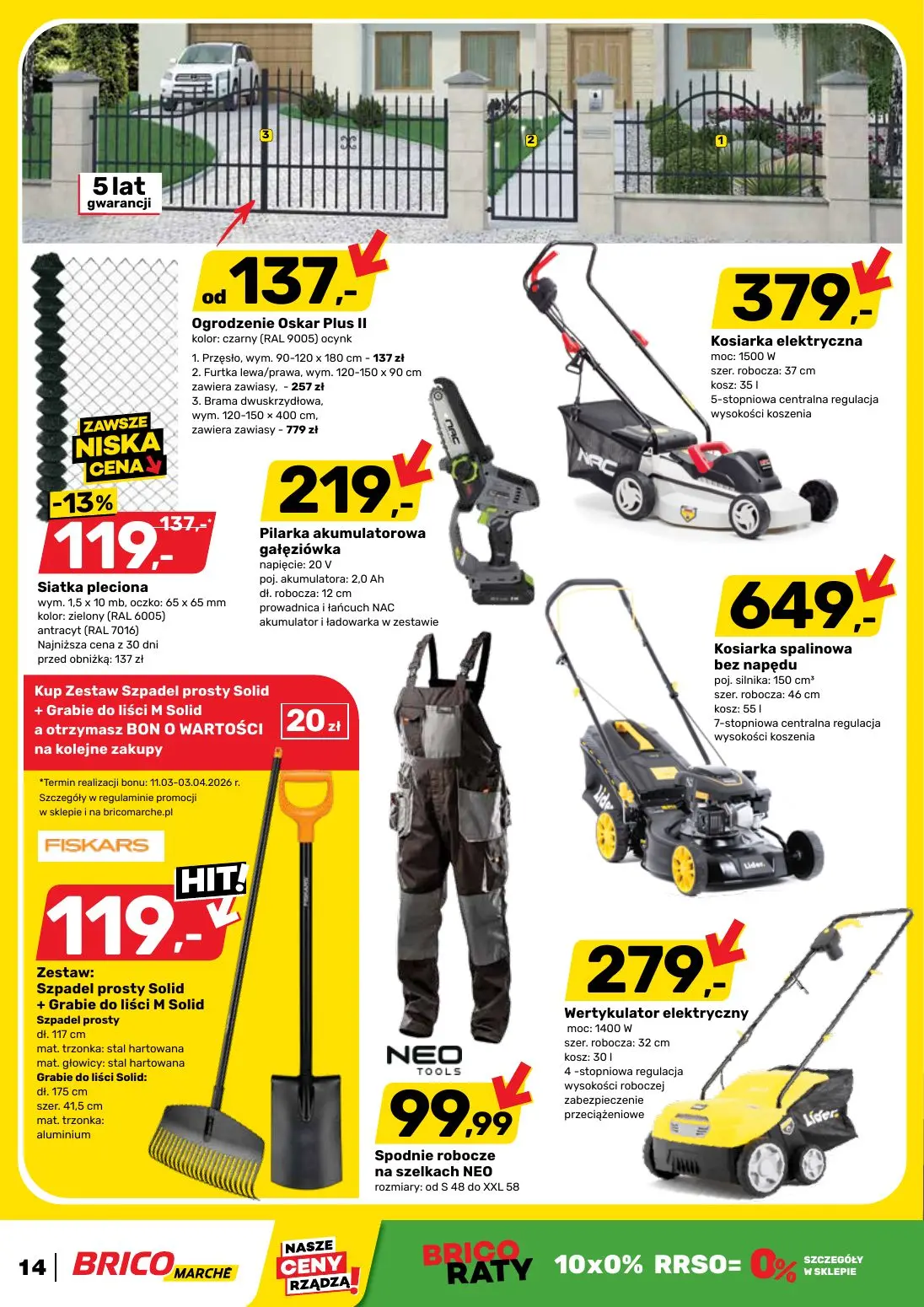 gazetka promocyjna BRICOMARCHE Nasze ceny rządzą! - Strona 14