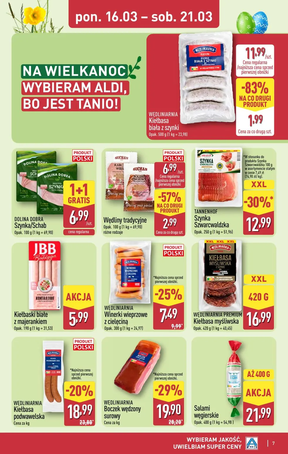 gazetka promocyjna ALDI Na Wielkanoc wybieram Aldi - Strona 7