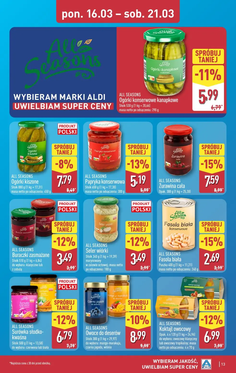 gazetka promocyjna ALDI Na Wielkanoc wybieram Aldi - Strona 13