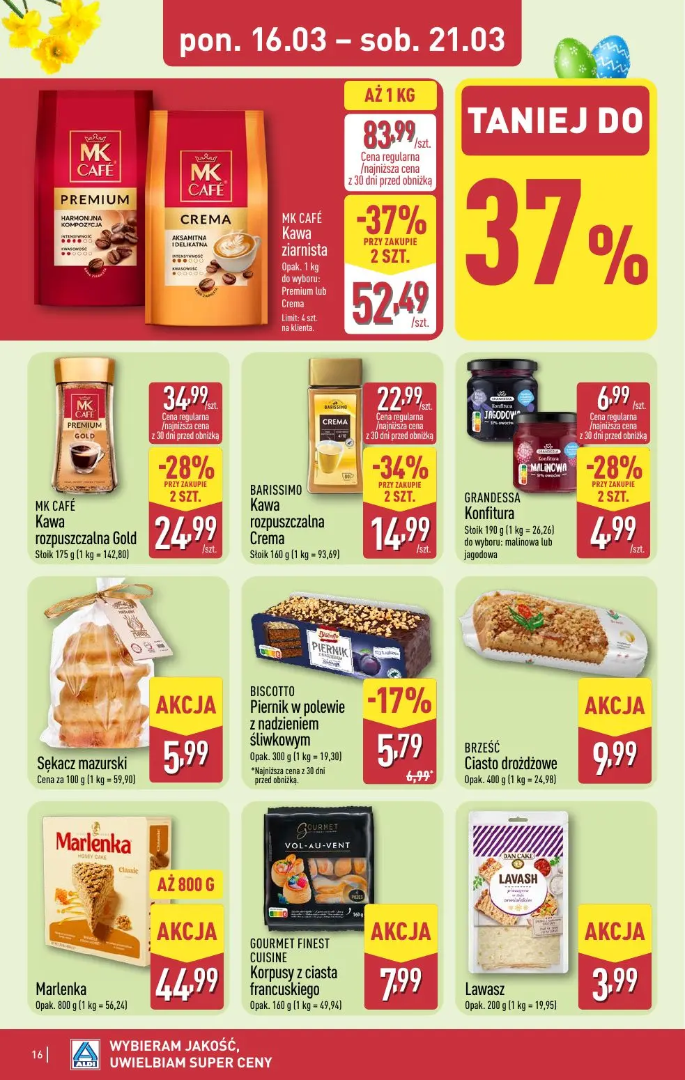 gazetka promocyjna ALDI Na Wielkanoc wybieram Aldi - Strona 16