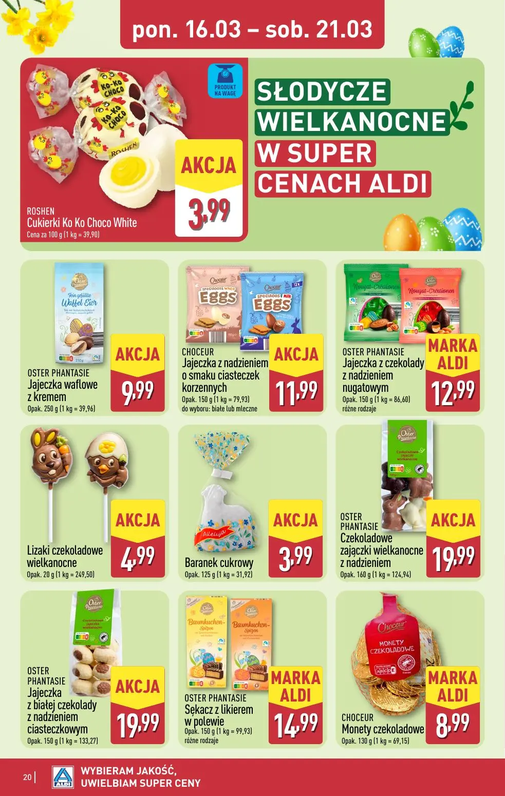 gazetka promocyjna ALDI Na Wielkanoc wybieram Aldi - Strona 20