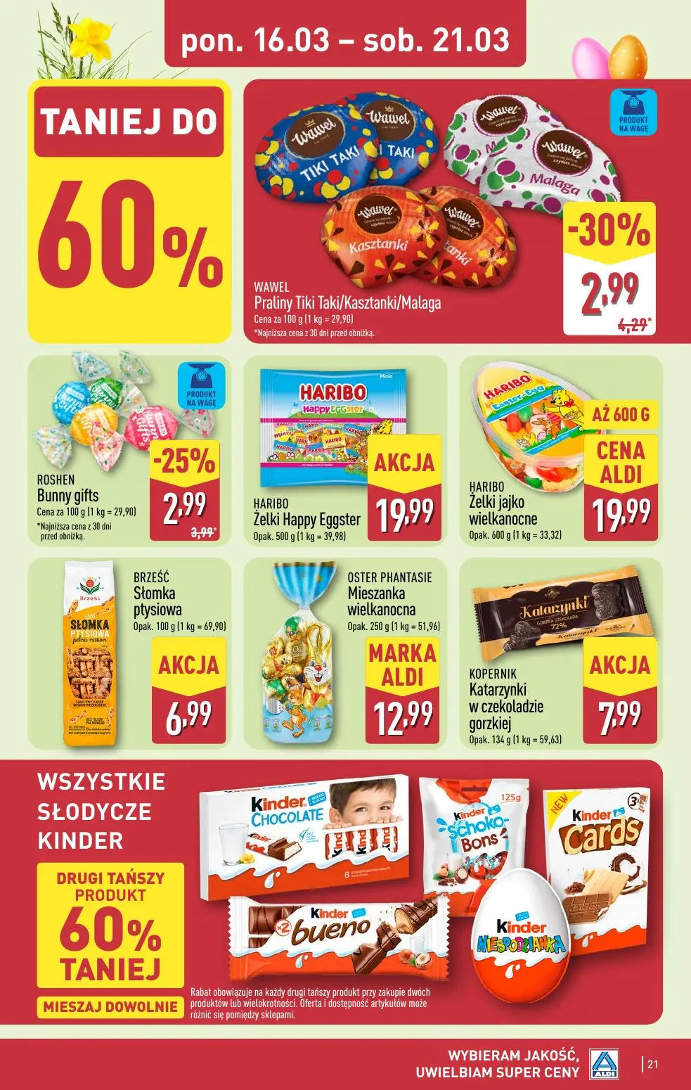 gazetka promocyjna ALDI Na Wielkanoc wybieram Aldi - Strona 21