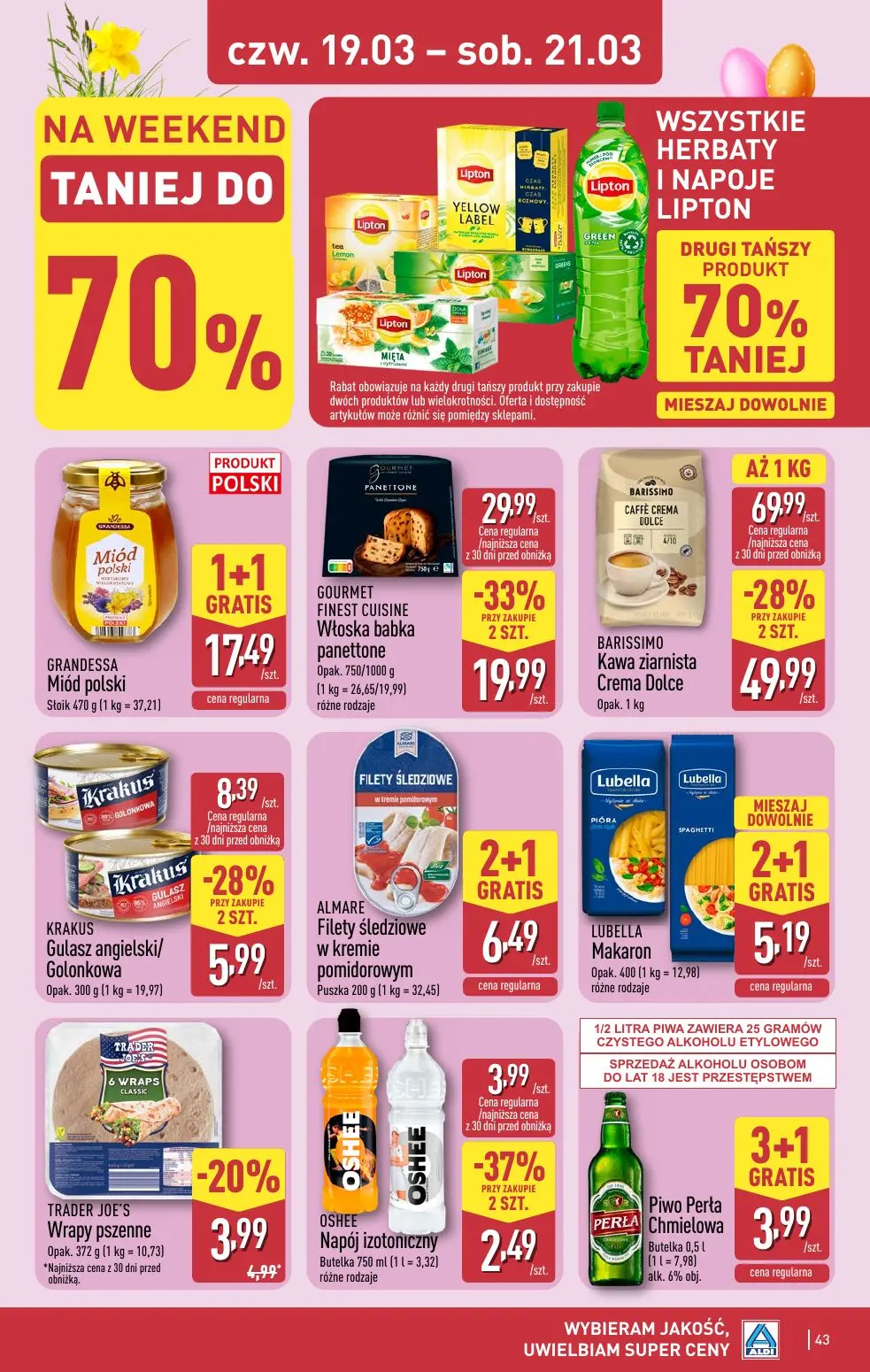 gazetka promocyjna ALDI Na Wielkanoc wybieram Aldi - Strona 43
