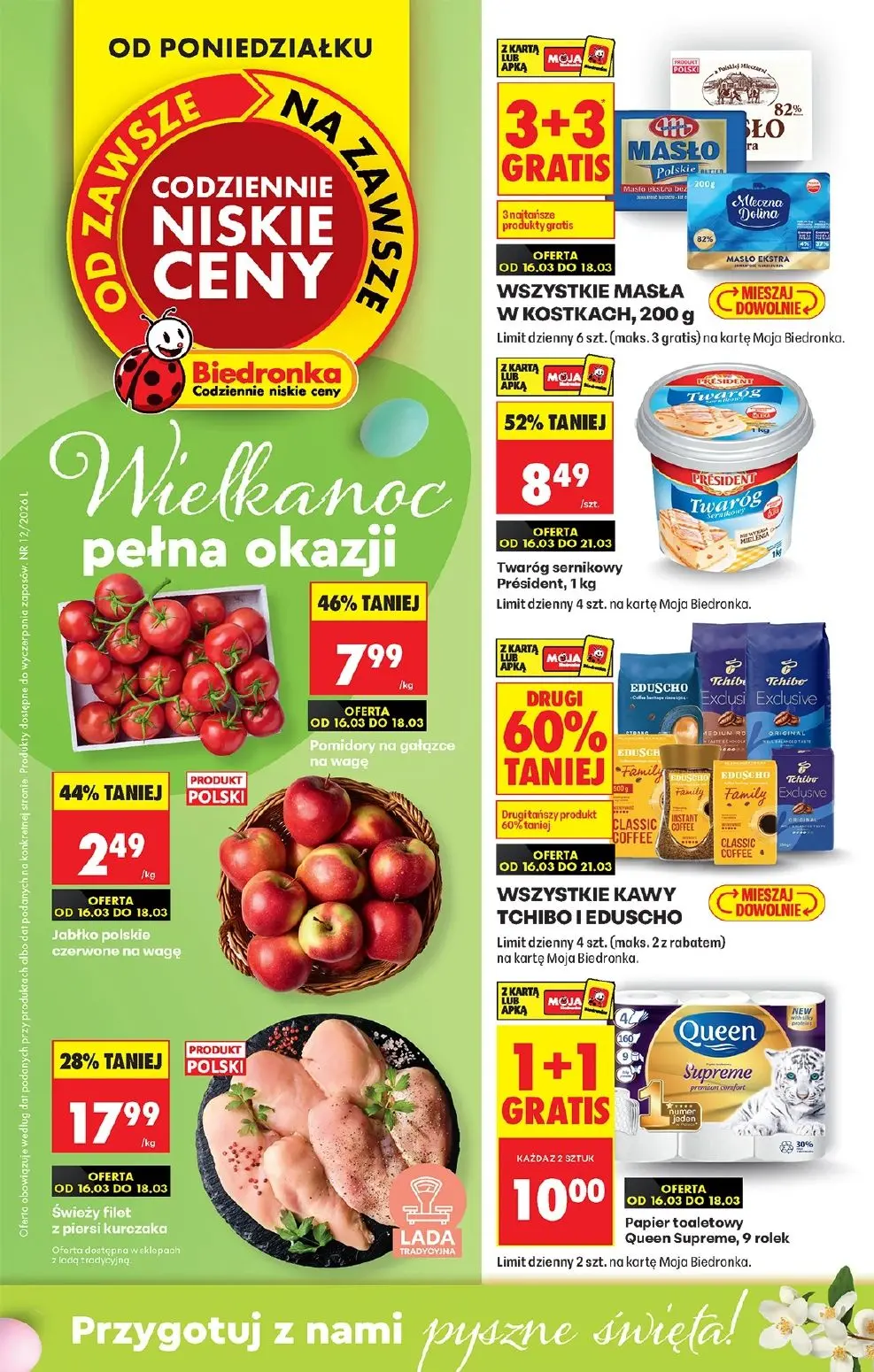 gazetka promocyjna Biedronka Lada tradycyjna. Od poniedziałku - Strona 1