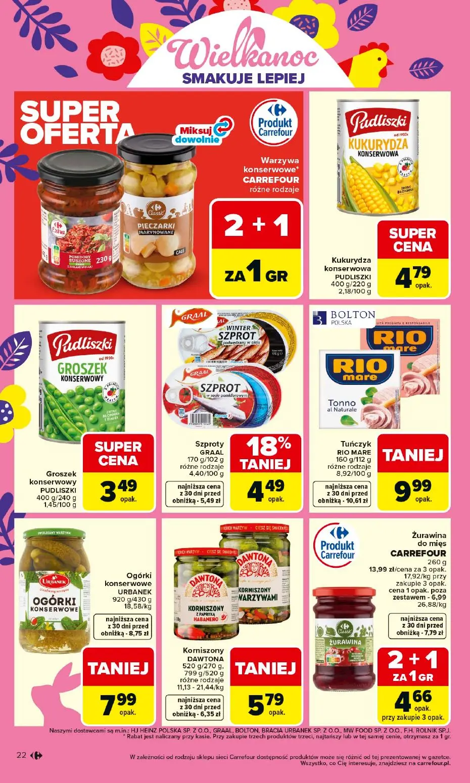 gazetka promocyjna Carrefour Wielkanoc smakuje lepiej - Strona 24