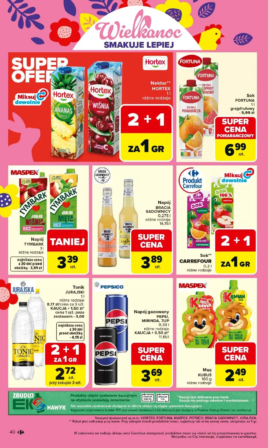 gazetka promocyjna Carrefour Wielkanoc smakuje lepiej - Strona 42