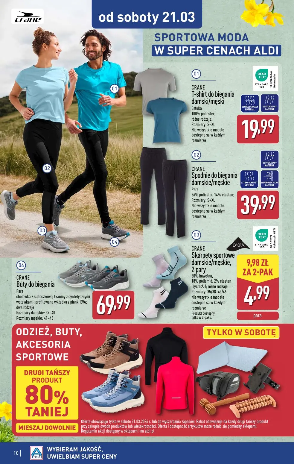 gazetka promocyjna ALDI Artykuły przemysłowe i tekstylia od środy 18.03 - Strona 10