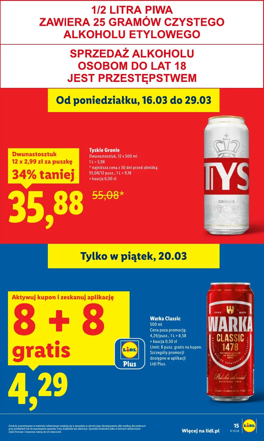 gazetka promocyjna LIDL Od czwartku - Strona 15