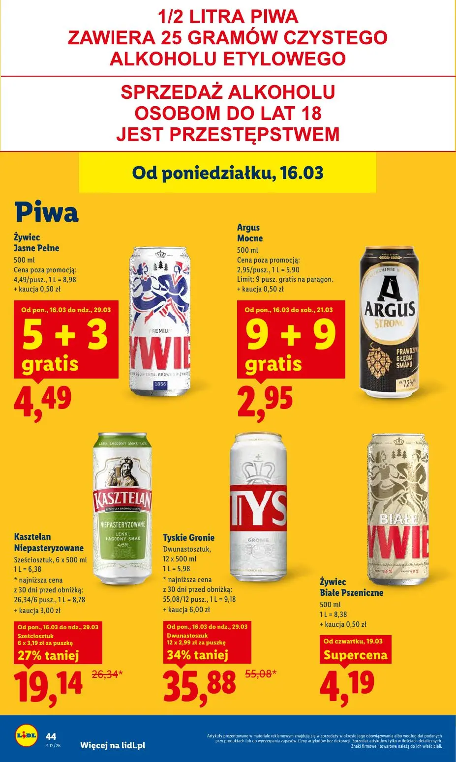 gazetka promocyjna LIDL Od czwartku - Strona 44