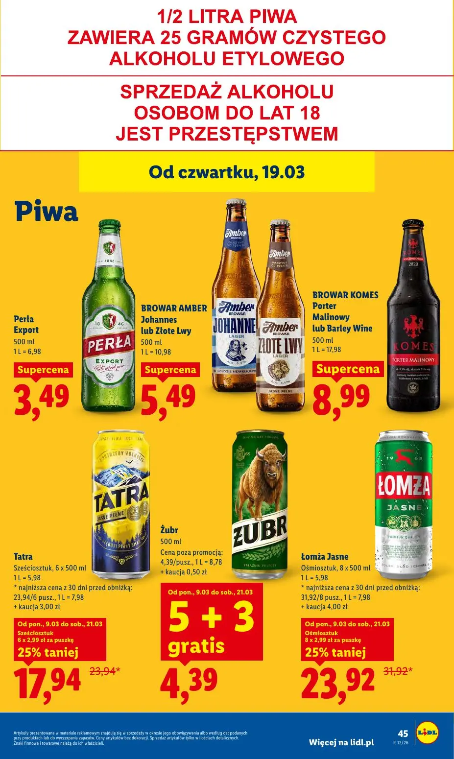 gazetka promocyjna LIDL Od czwartku - Strona 45