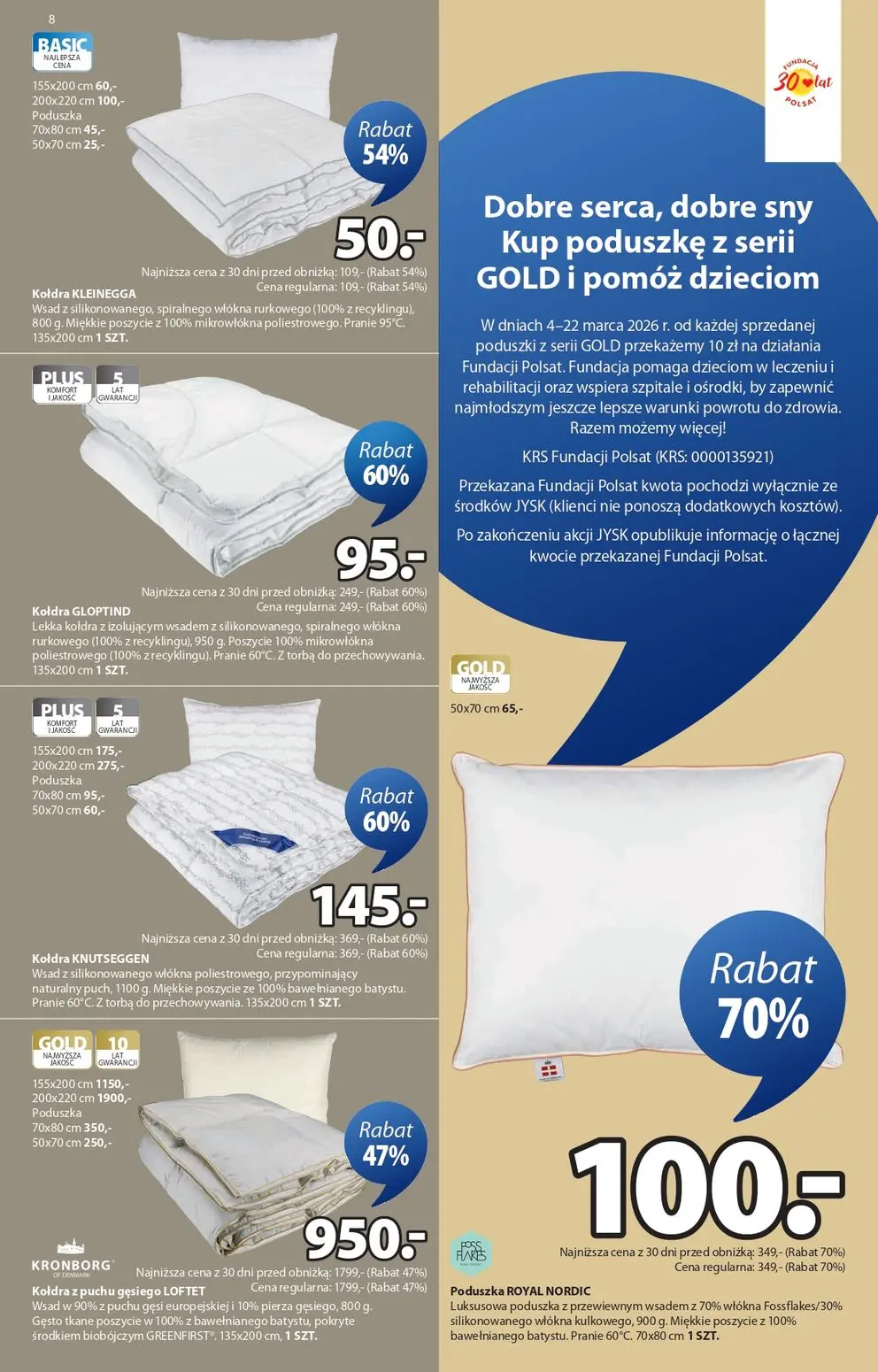 gazetka promocyjna JYSK Świetna oferta dla domu - Strona 8