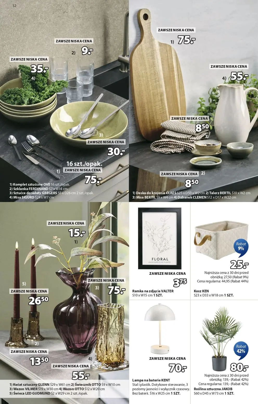 gazetka promocyjna JYSK Świetna oferta dla domu - Strona 12